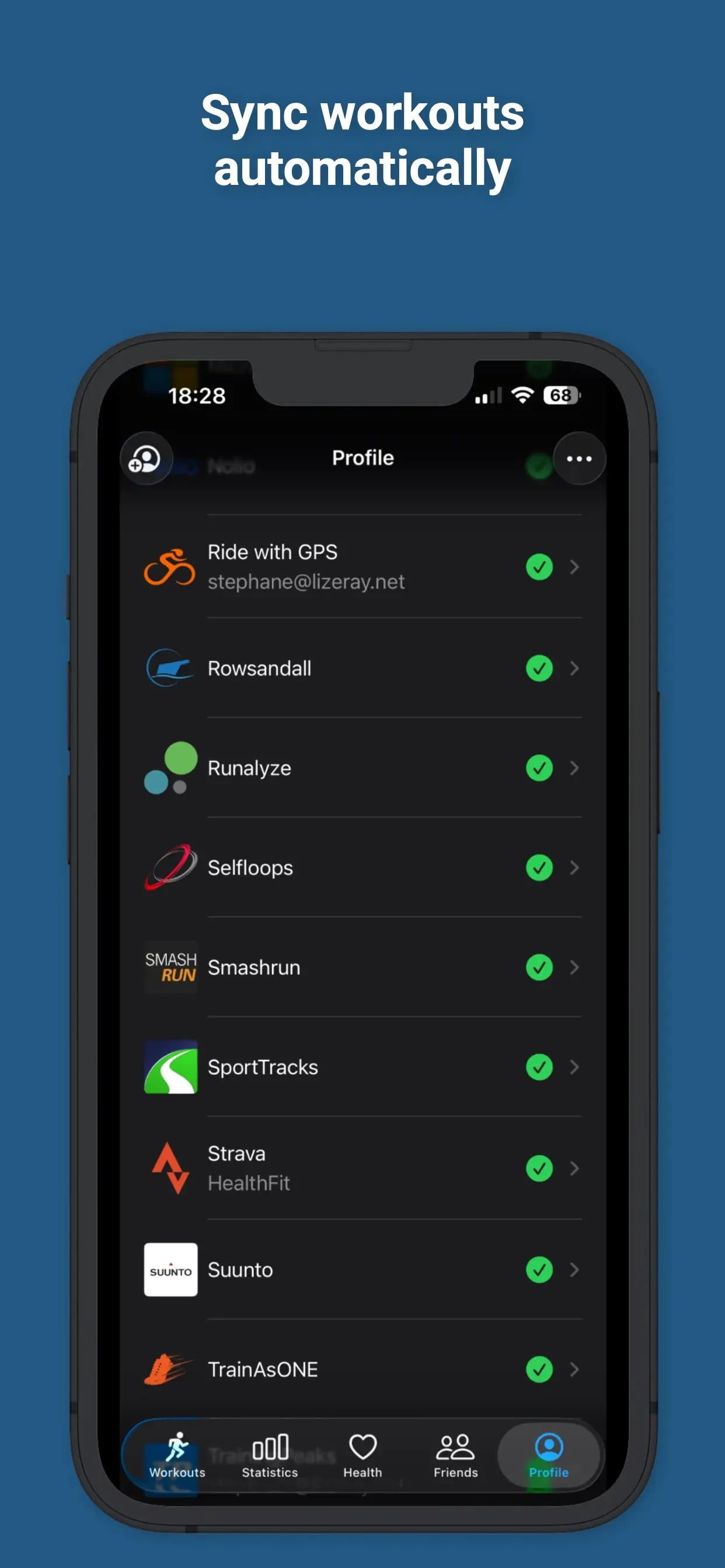 HealthFit app store screenshot 10 — Health & Fitness (iOS)