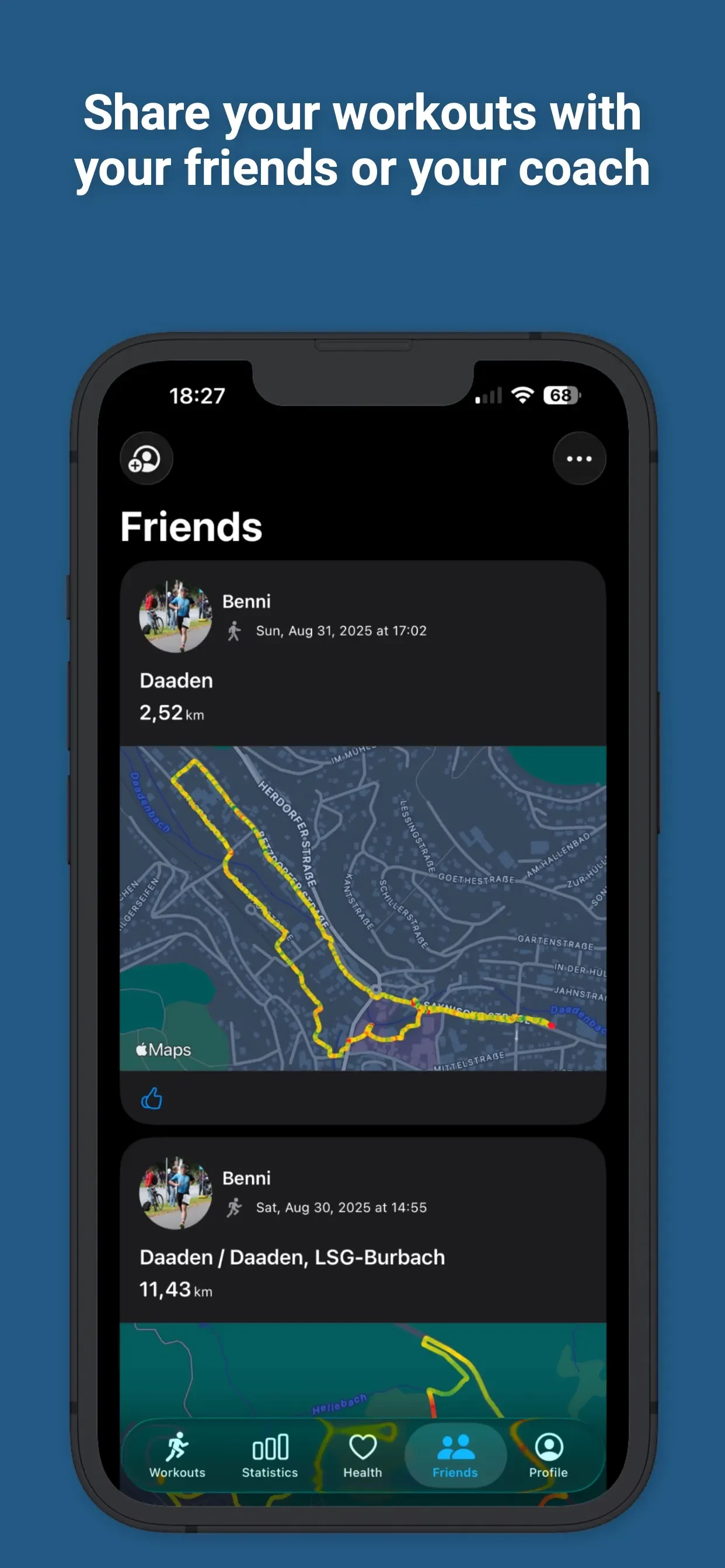 HealthFit app store screenshot 5 — Health & Fitness (iOS)