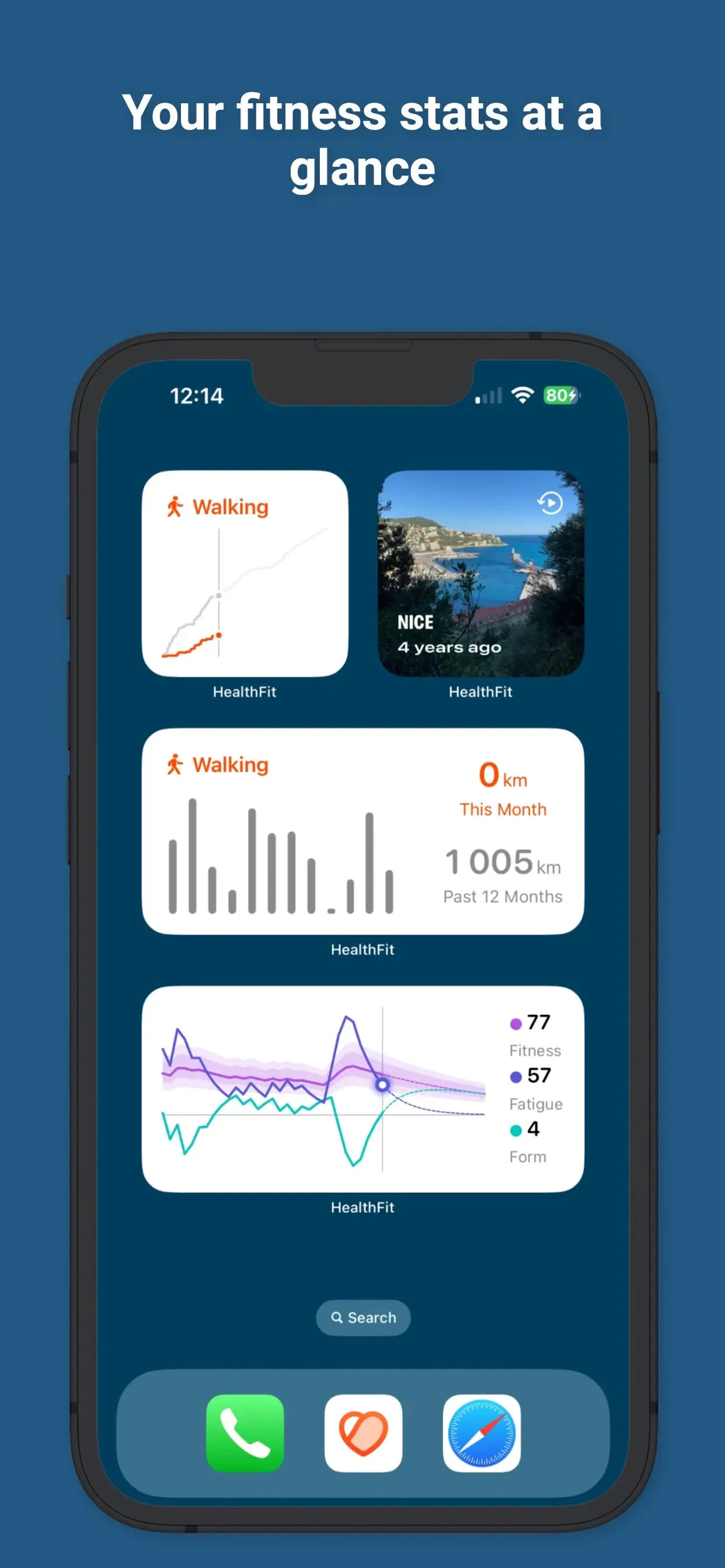 HealthFit app store screenshot 8 — Health & Fitness (iOS)