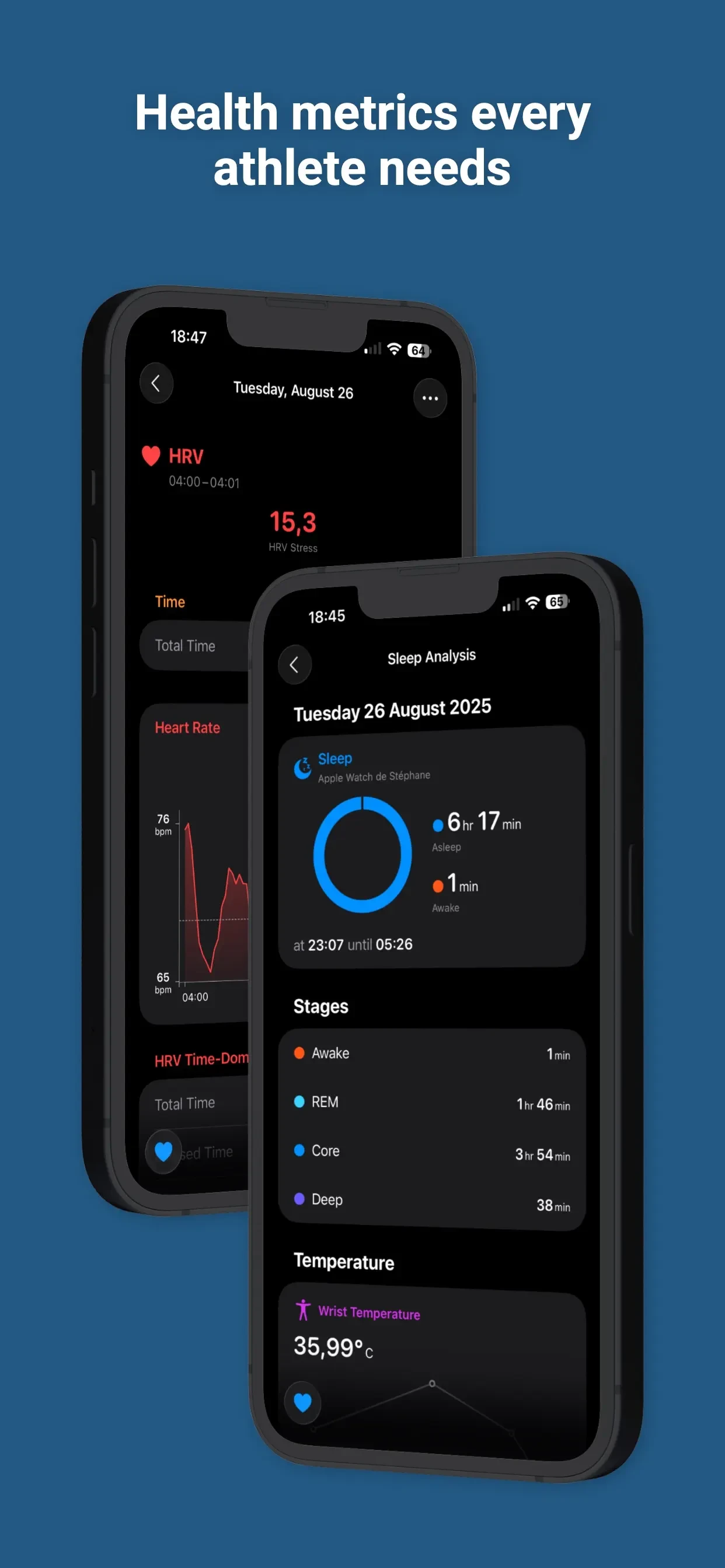 HealthFit app store screenshot 9 — Health & Fitness (iOS)