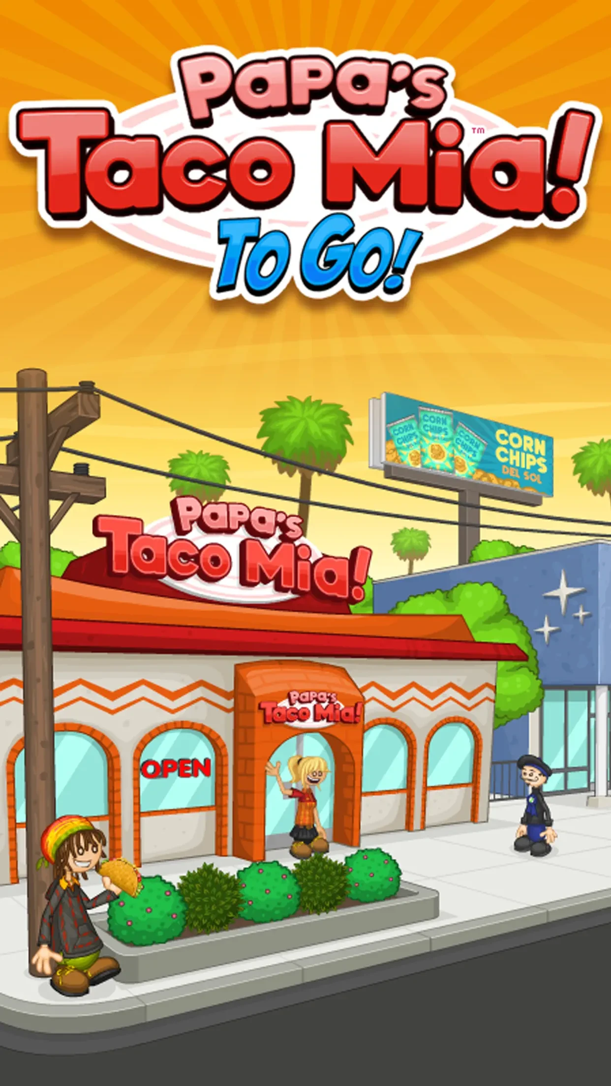 Papa's Taco Mia To Go! app store screenshot 1 — Games (iOS)