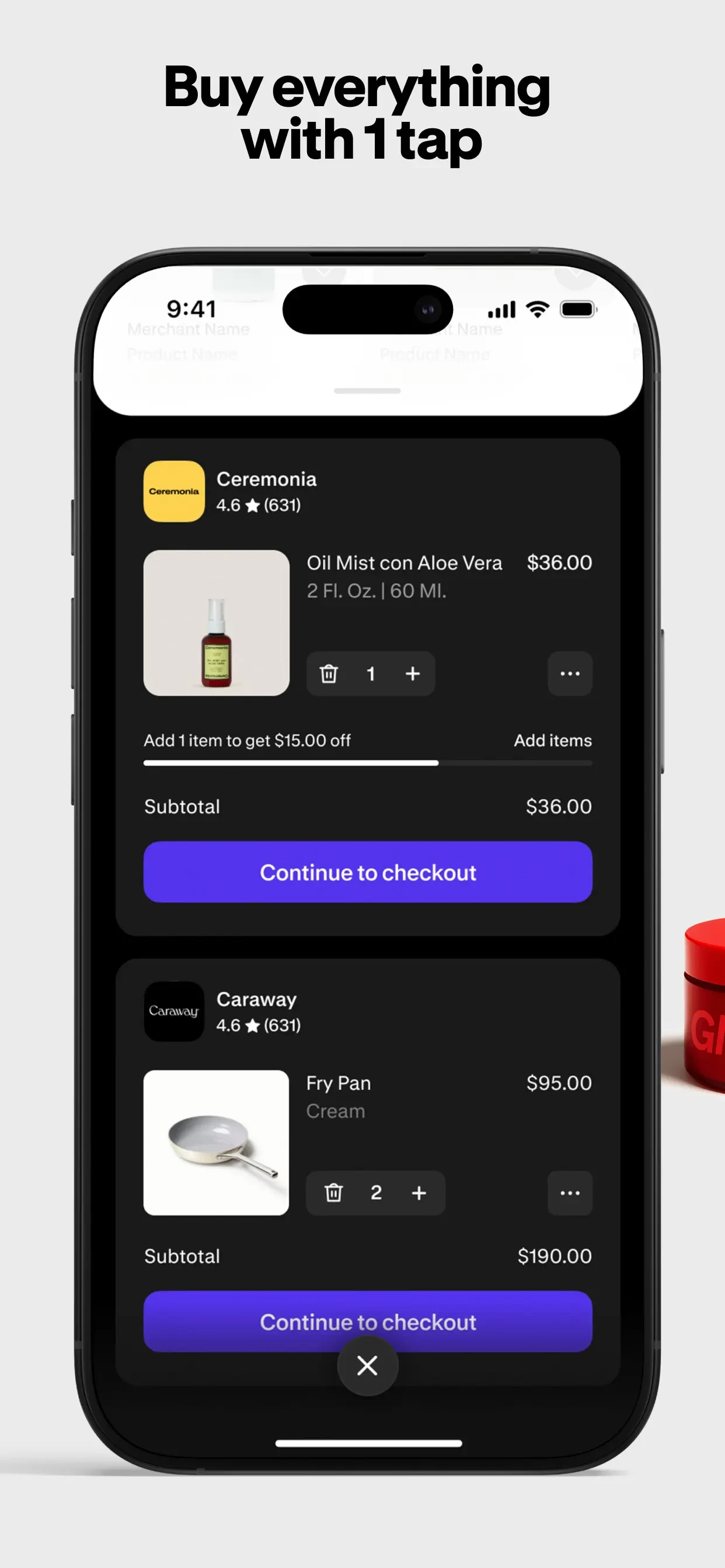 Shop: All your favorite brands app store screenshot 3 — Shopping (iOS)