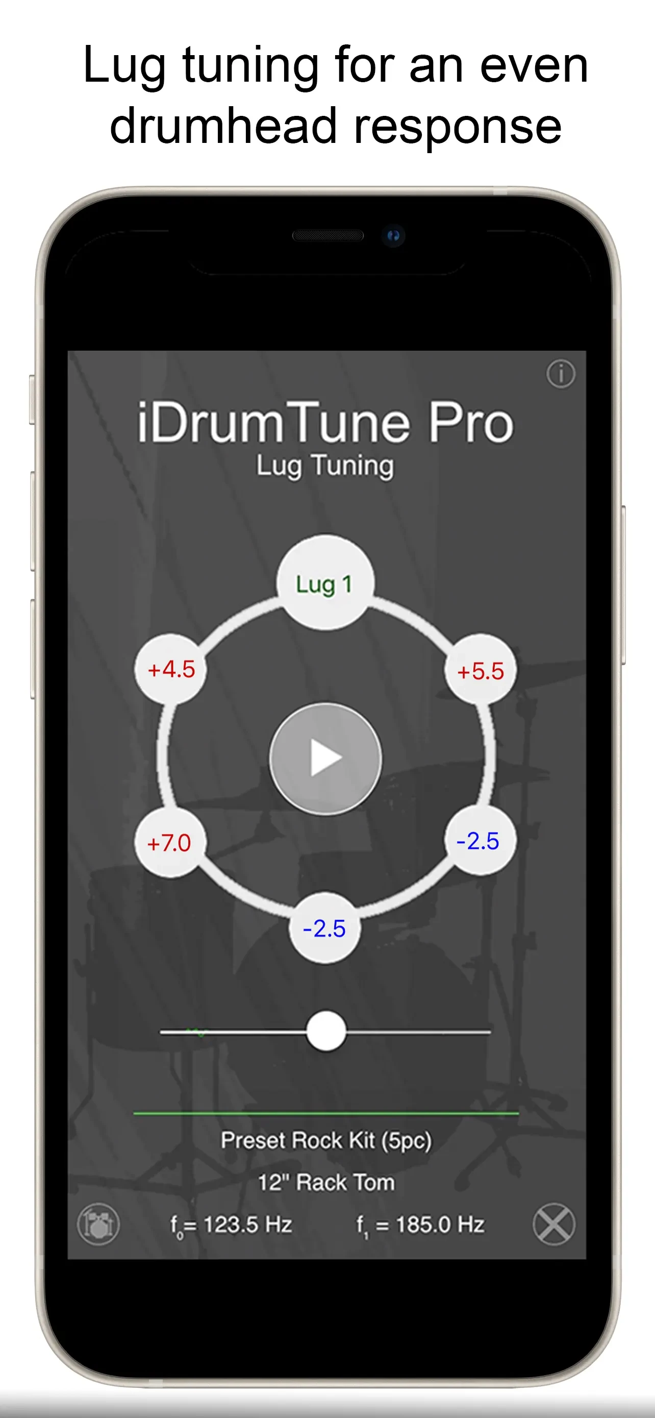 Drum Tuner - iDrumTune Pro app store screenshot 2 — Unknown (iOS)