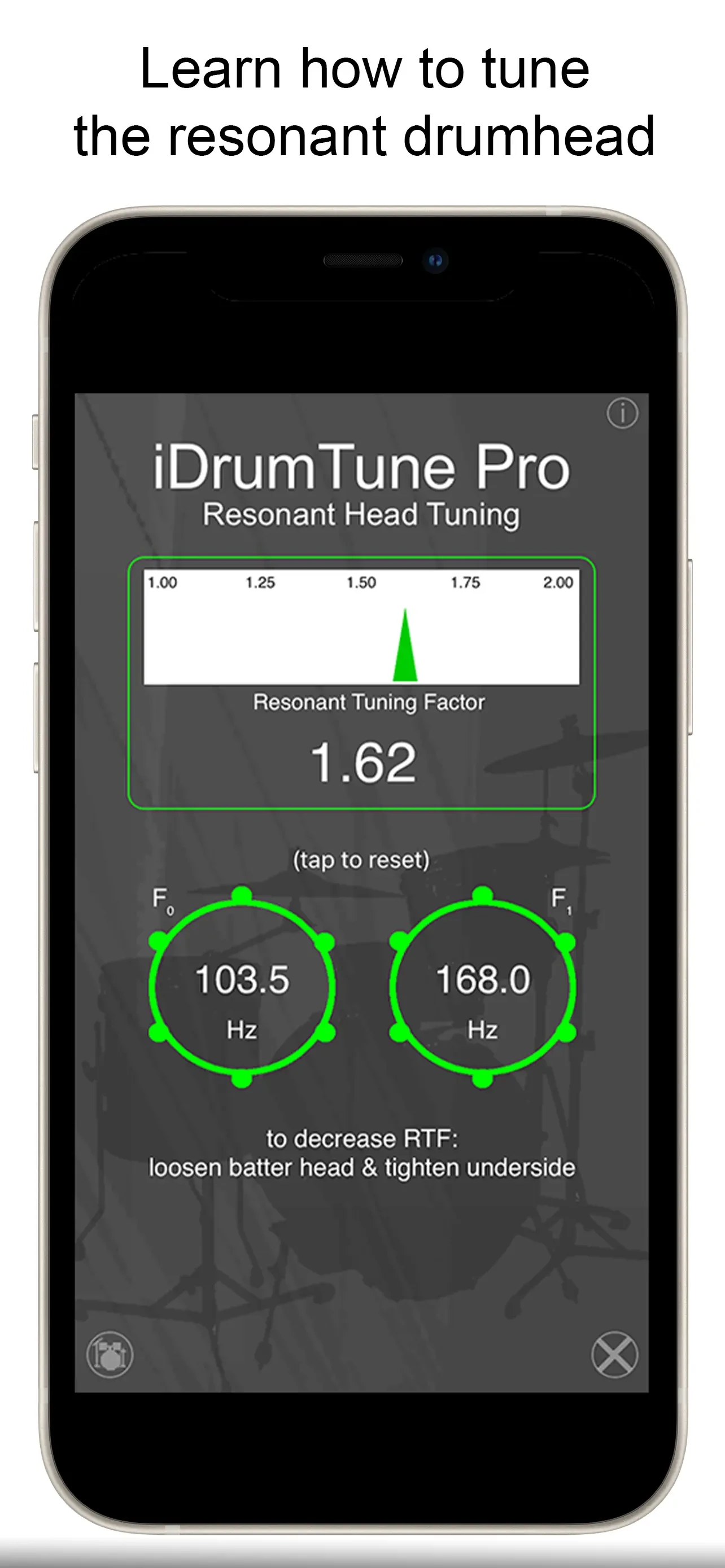 Drum Tuner - iDrumTune Pro app store screenshot 3 — Unknown (iOS)