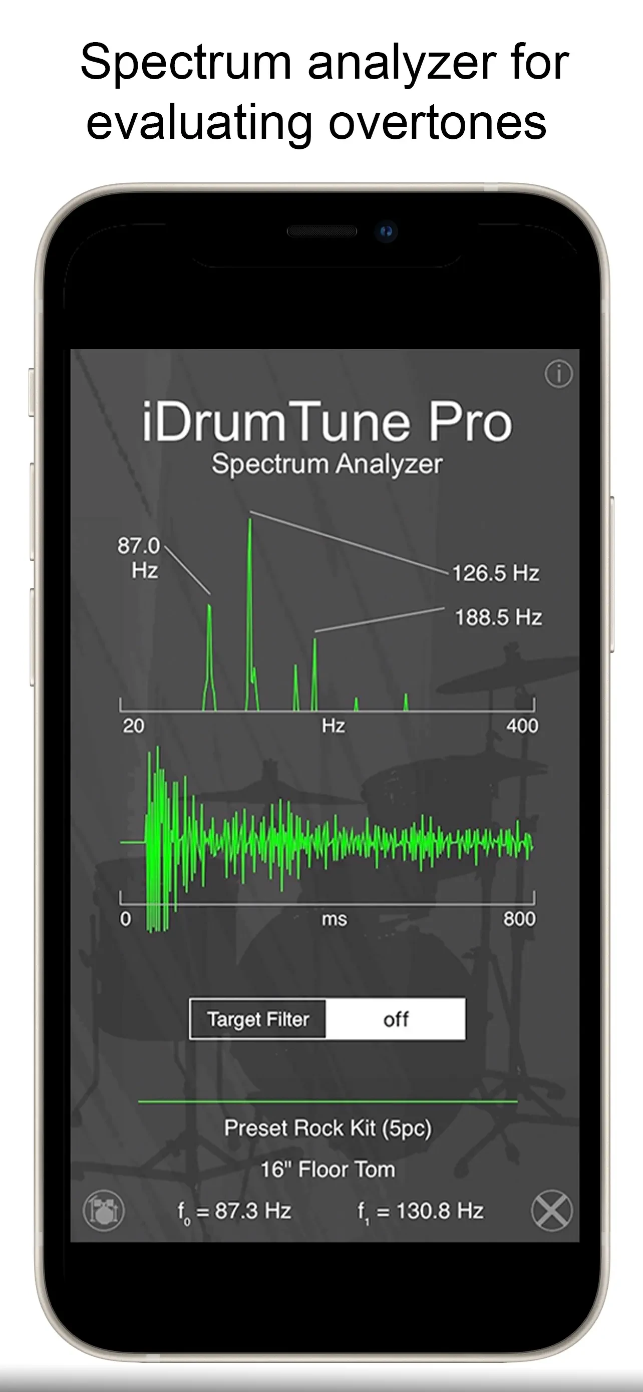 Drum Tuner - iDrumTune Pro app store screenshot 5 — Unknown (iOS)