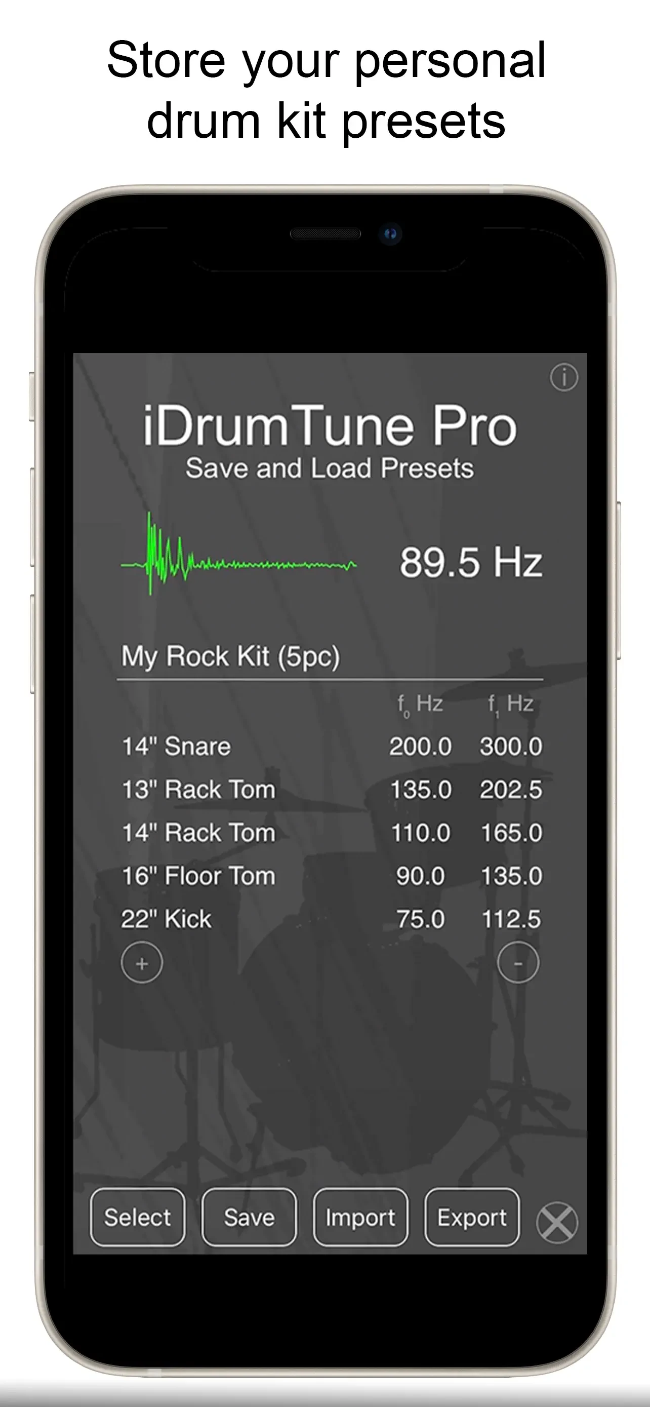 Drum Tuner - iDrumTune Pro app store screenshot 6 — Unknown (iOS)