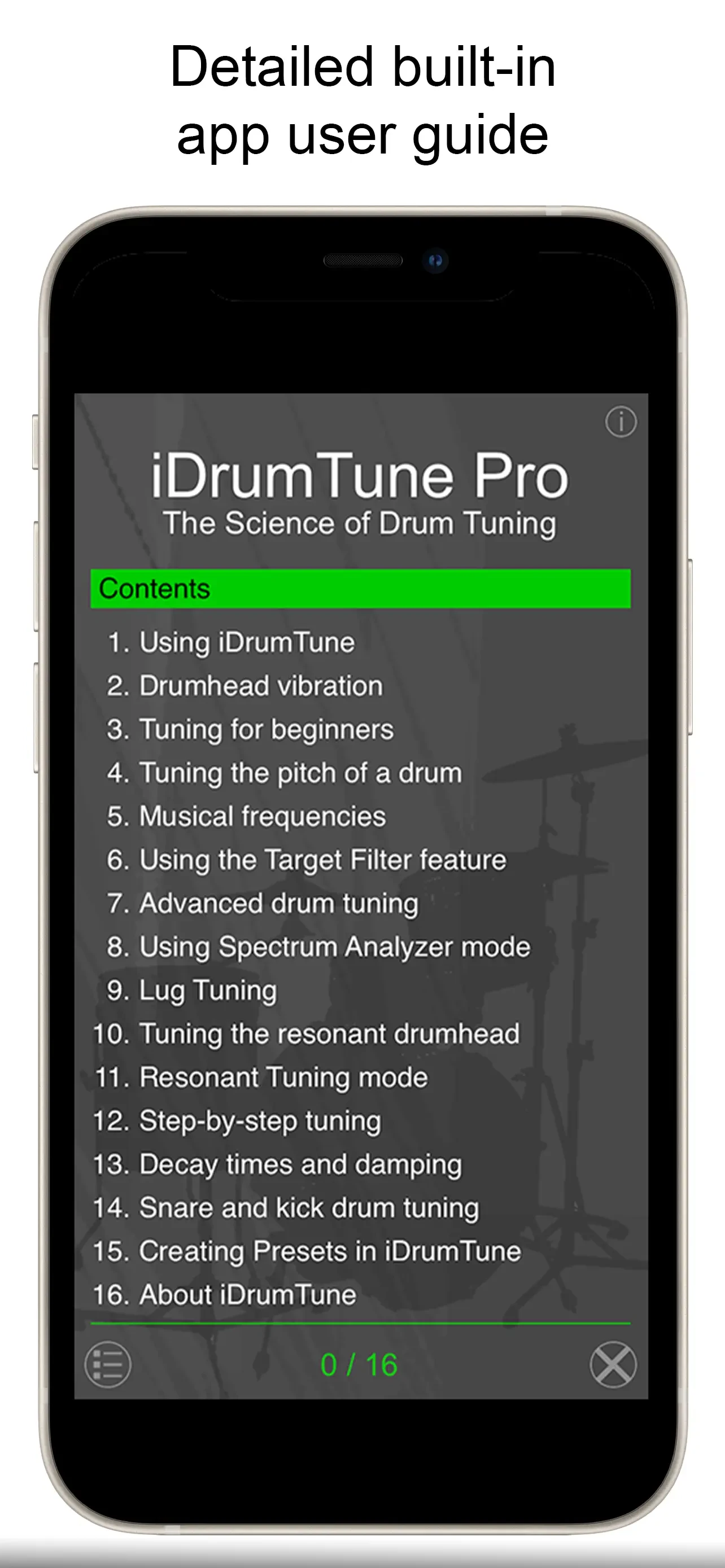Drum Tuner - iDrumTune Pro app store screenshot 7 — Unknown (iOS)