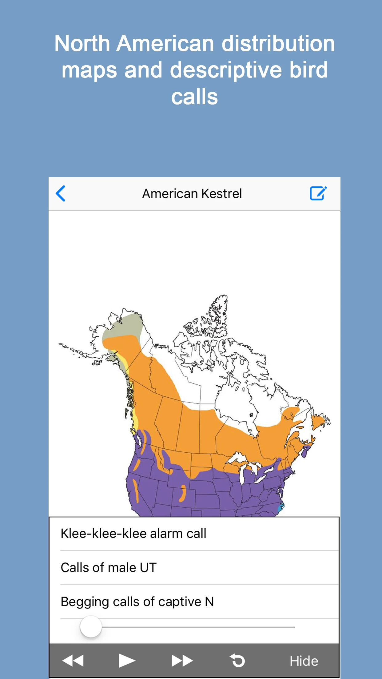 Sibley Birds 2nd Edition app store screenshot 4 — Reference (iOS)