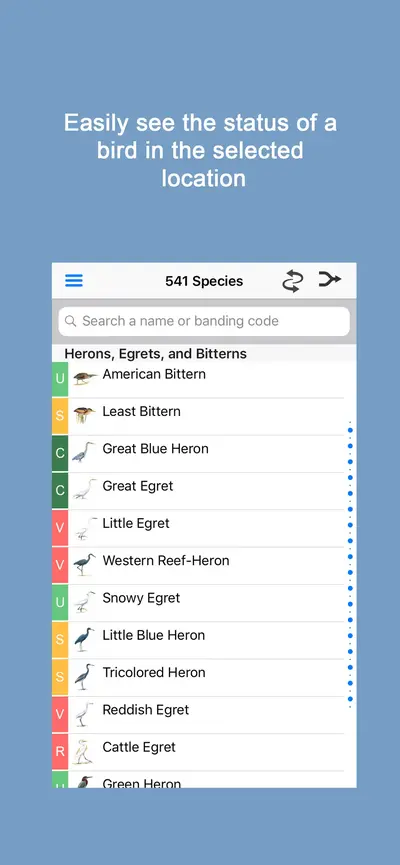 Sibley Birds 2nd Edition app store screenshot 1 — Reference (iOS)