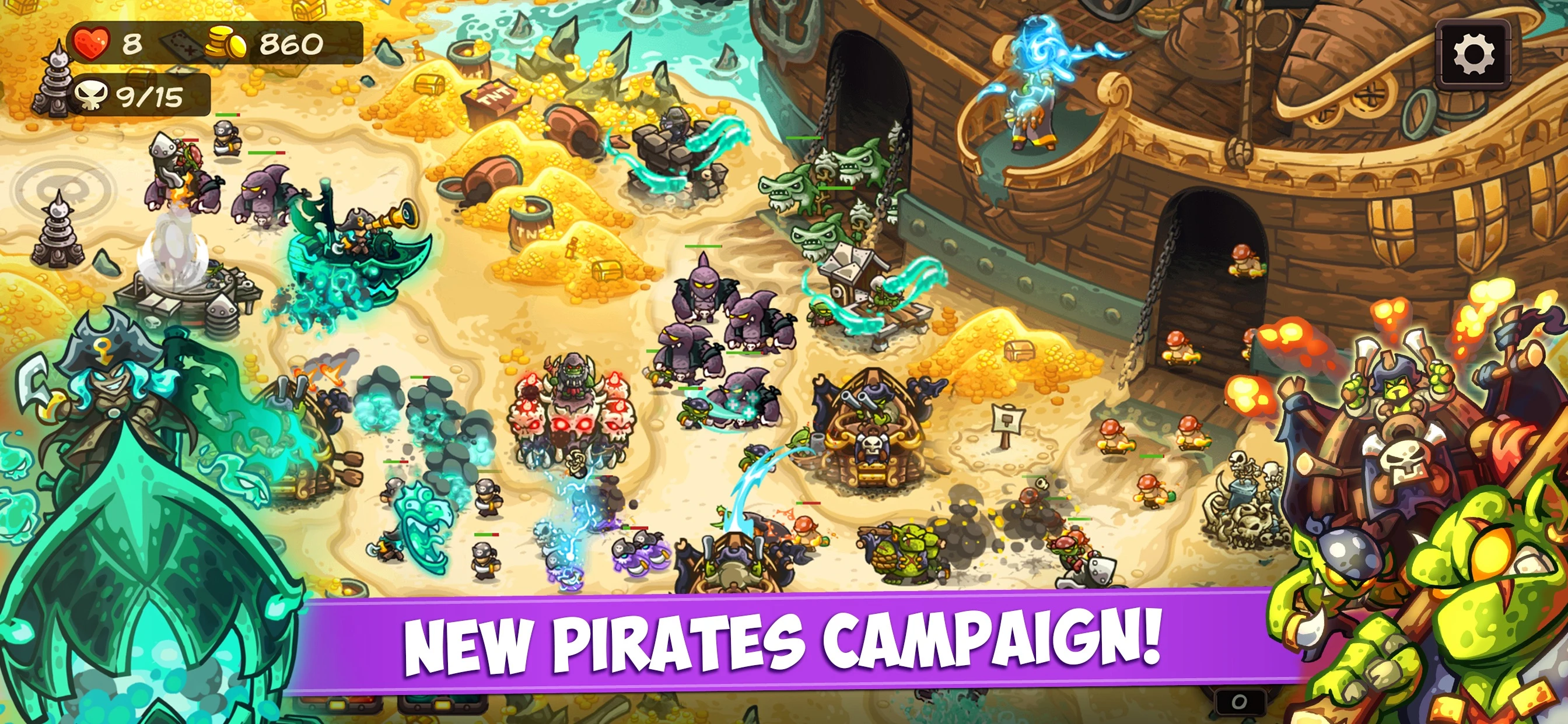 Kingdom Rush Vengeance TD Game app store screenshot 1 — Games (iOS)