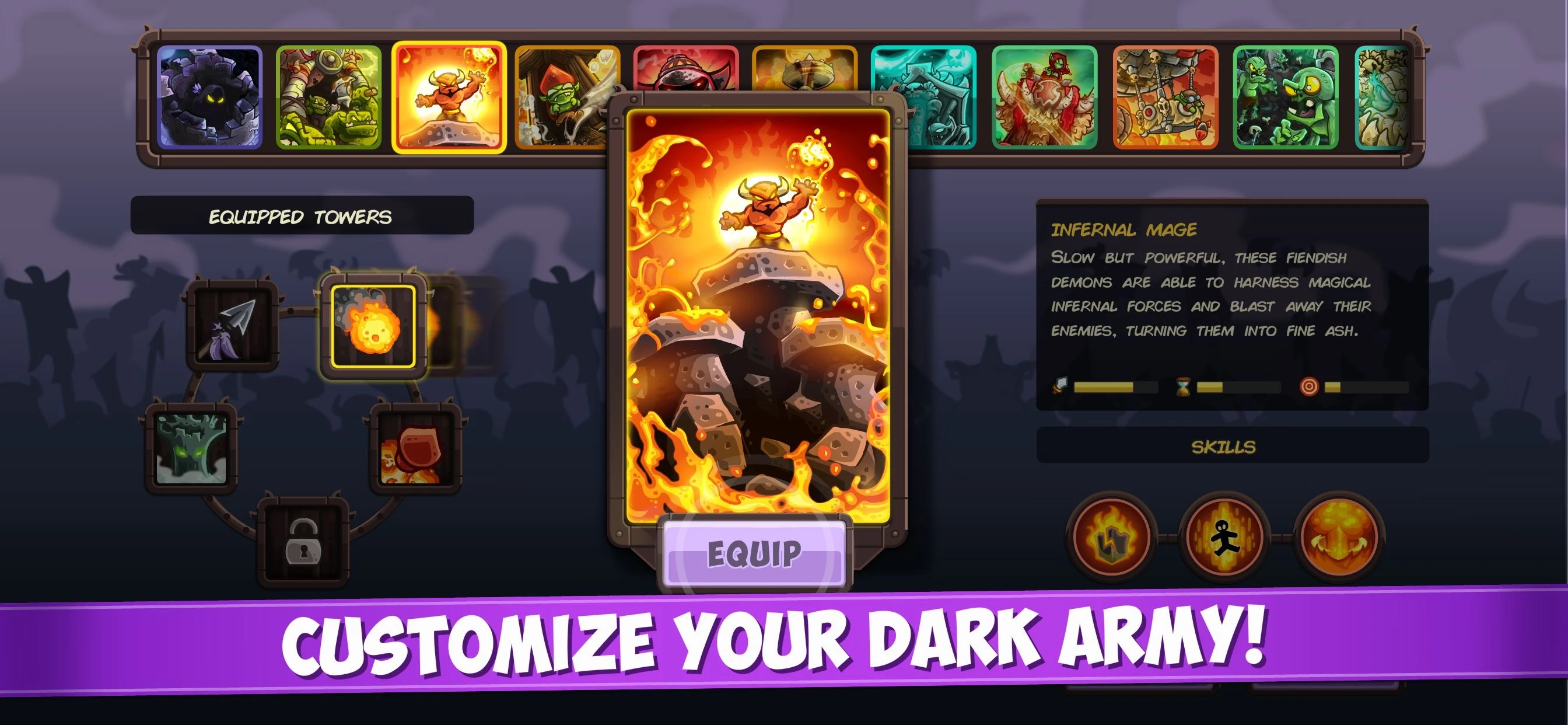 Kingdom Rush Vengeance TD Game app store screenshot 3 — Games (iOS)