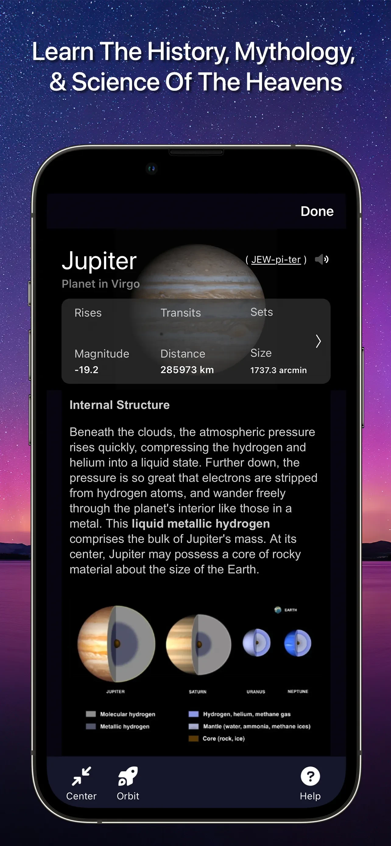 SkySafari app store screenshot 10 — Reference (iOS)