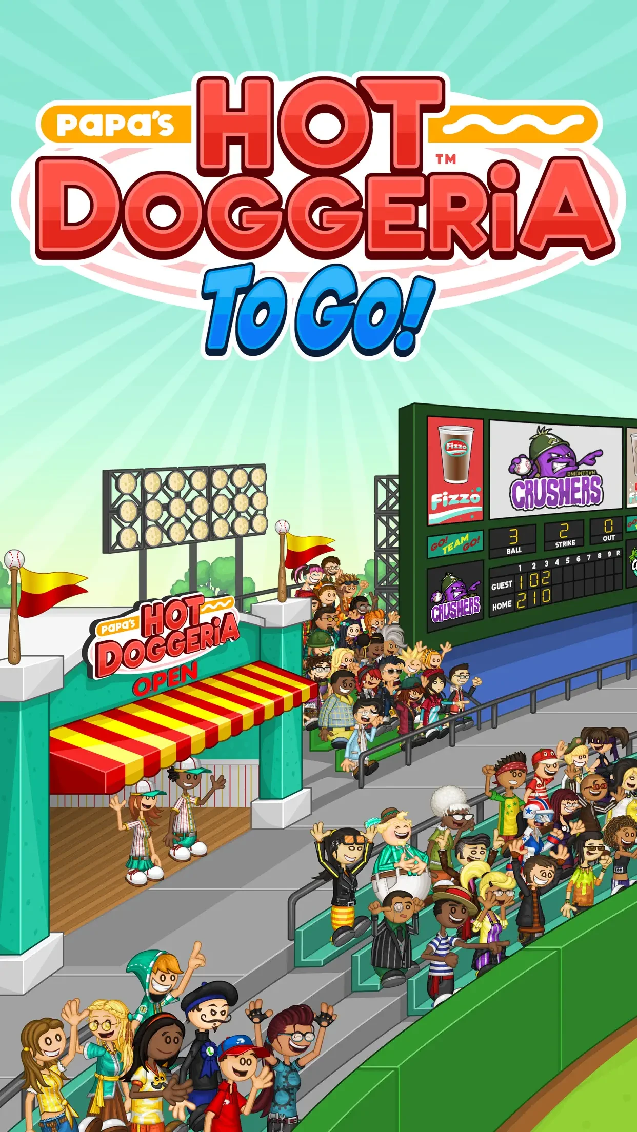 Papa's Hot Doggeria To Go! app store screenshot 1 — Games (iOS)
