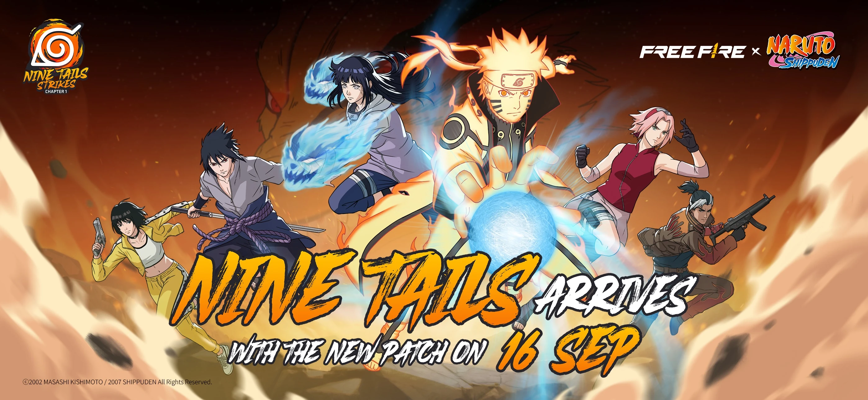 Free Fire x NARUTO SHIPPUDEN app store screenshot 1 — Games (iOS)