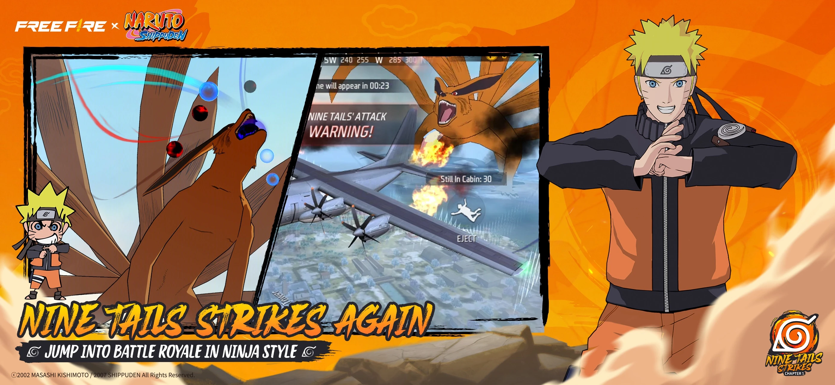 Free Fire x NARUTO SHIPPUDEN app store screenshot 3 — Games (iOS)