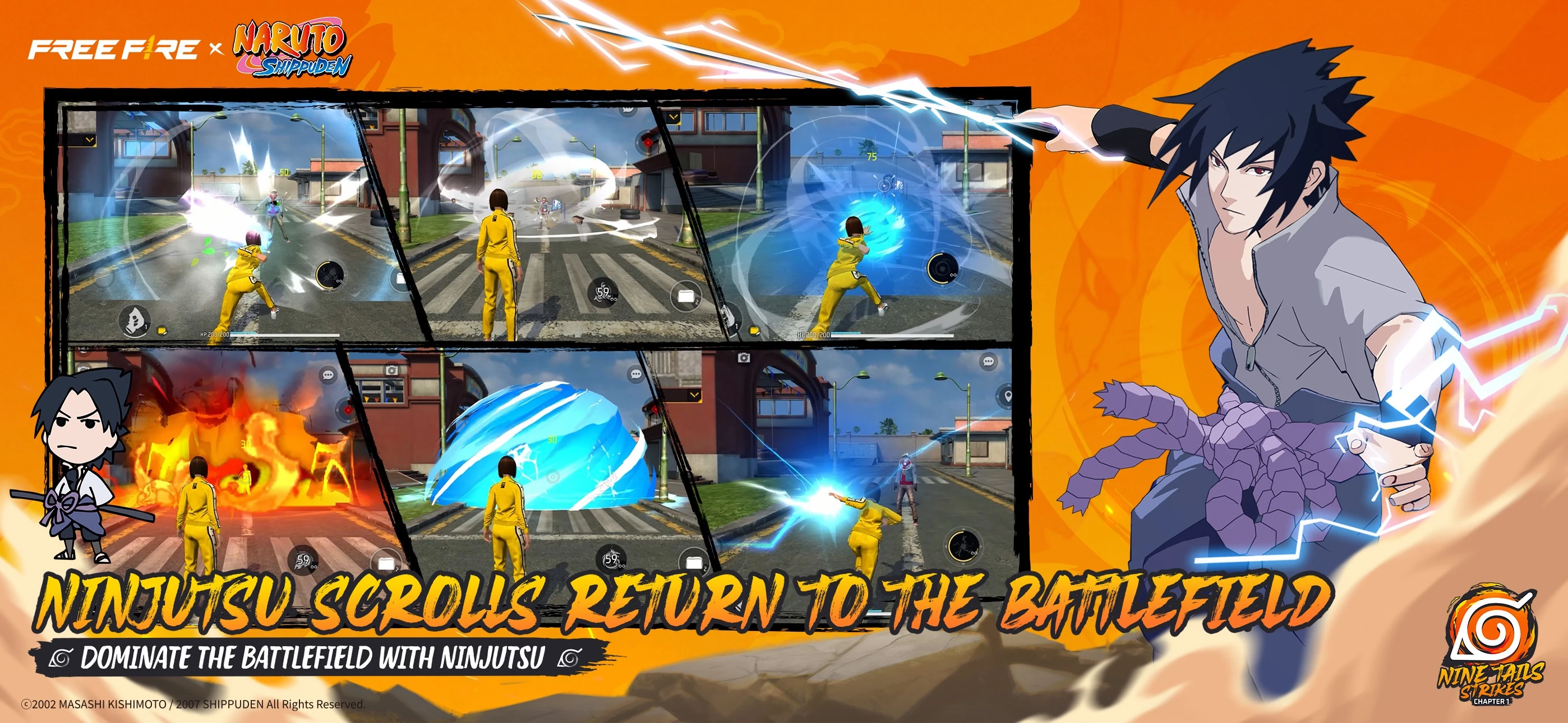 Free Fire x NARUTO SHIPPUDEN app store screenshot 6 — Games (iOS)