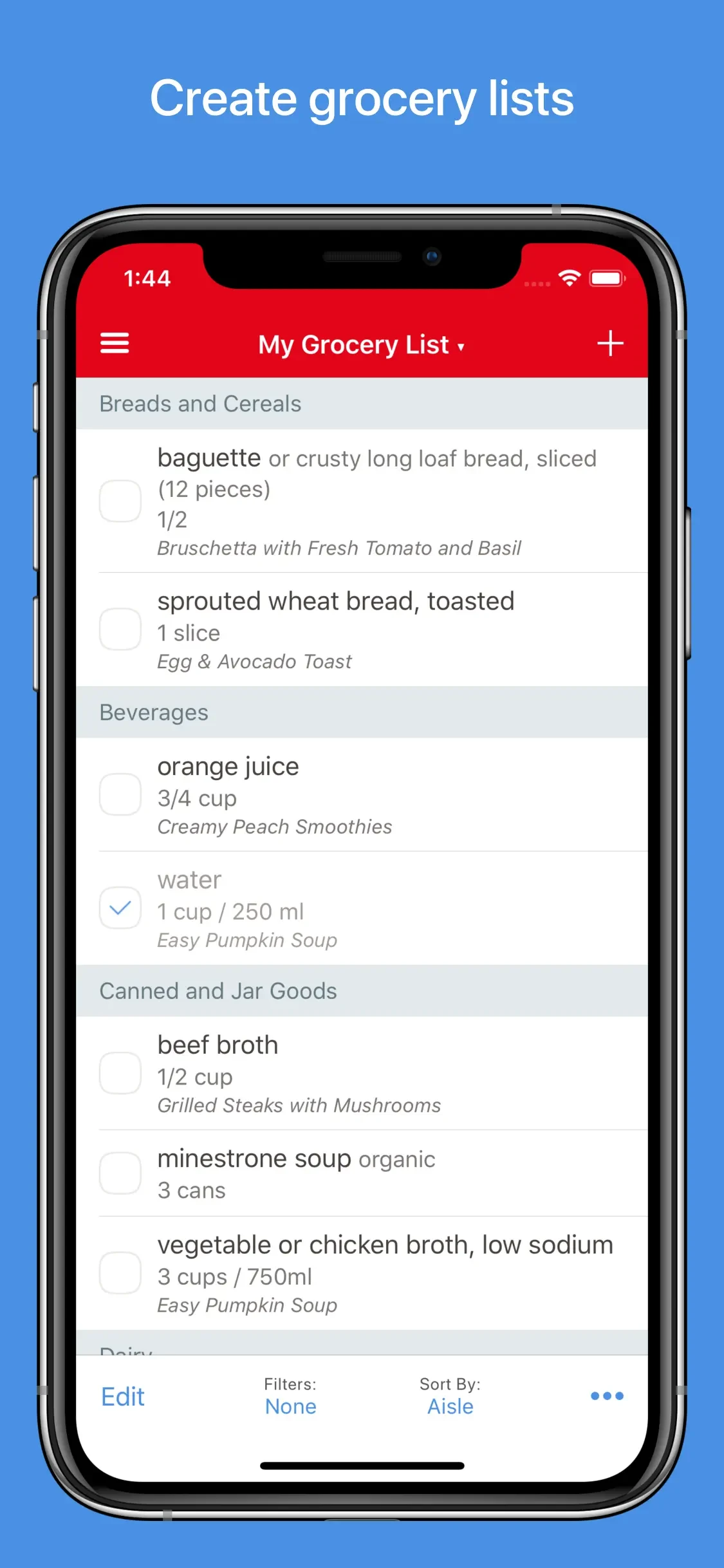 Paprika Recipe Manager 3 app store screenshot 3 — Food & Drink (iOS)