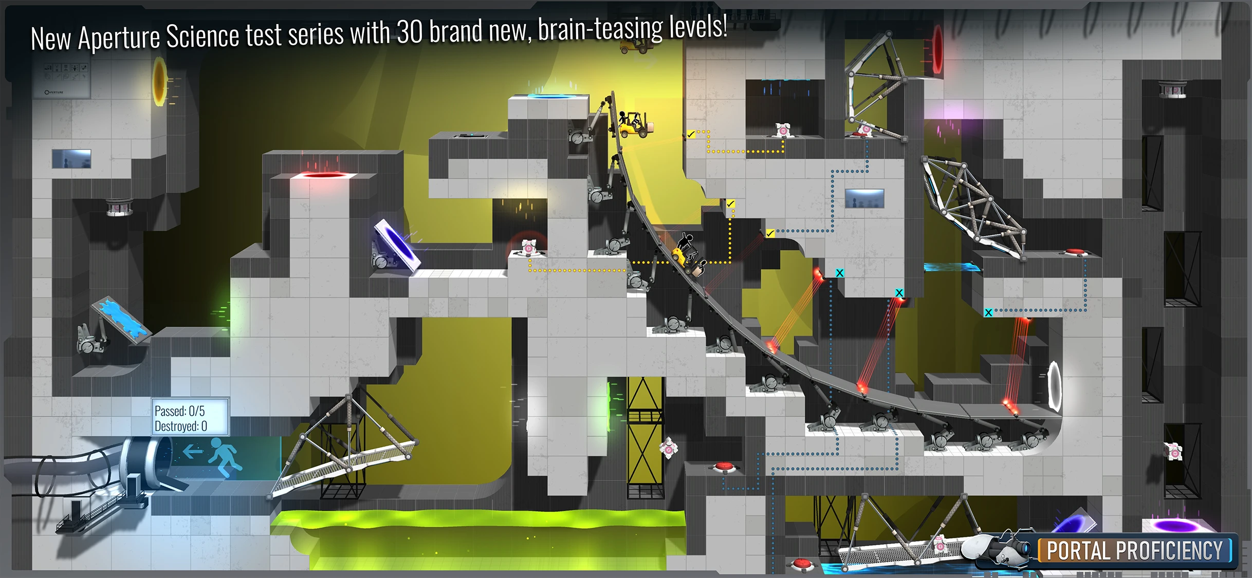 Bridge Constructor Portal app store screenshot 7 — Games (iOS)