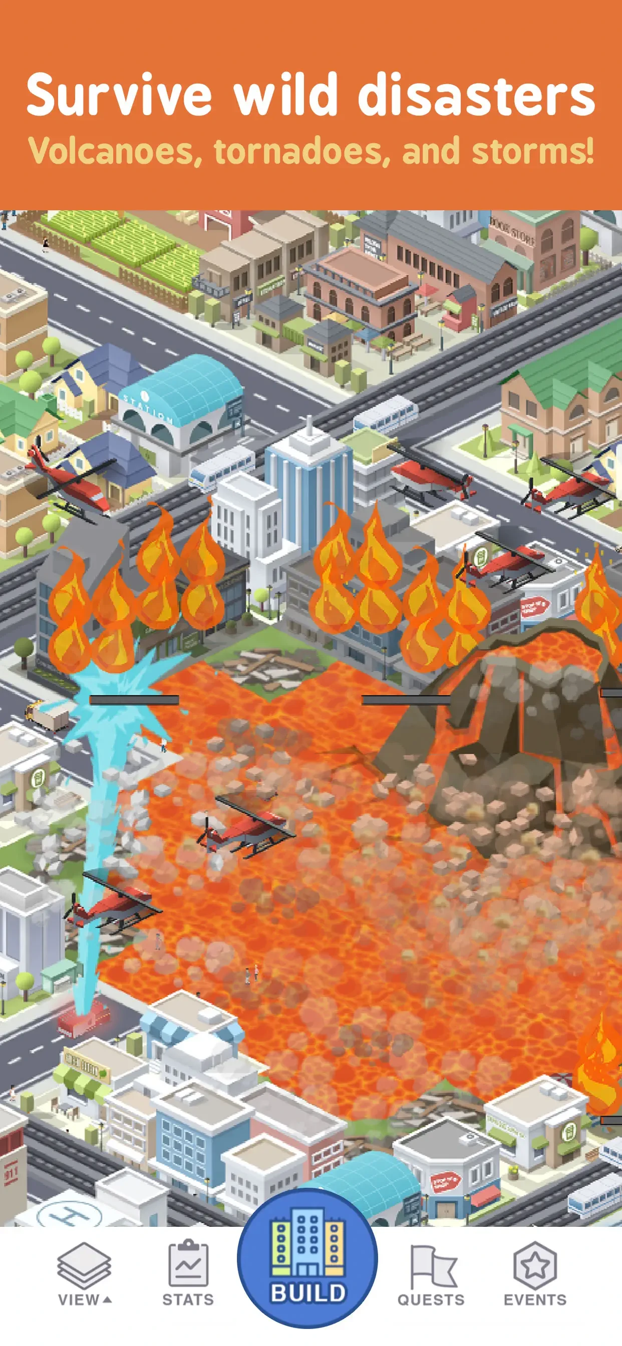 Pocket City app store screenshot 4 — Games (iOS)