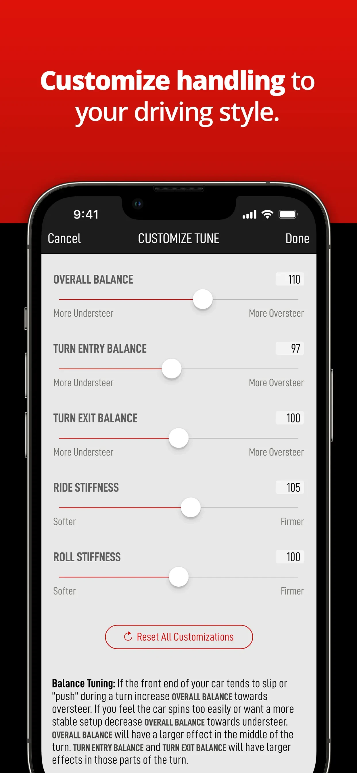 ForzaTune Pro app store screenshot 5 — Utilities (iOS)