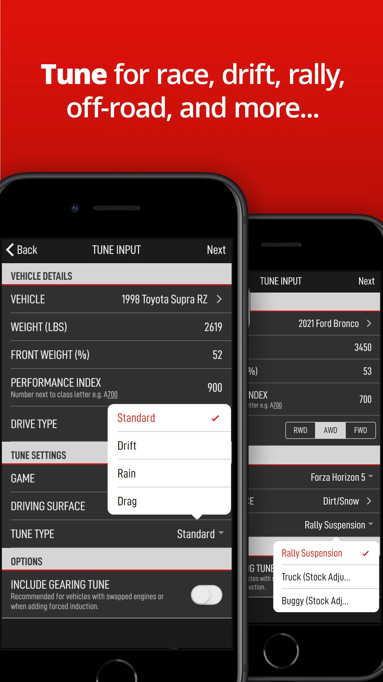 ForzaTune Pro app store screenshot 6 — Utilities (iOS)