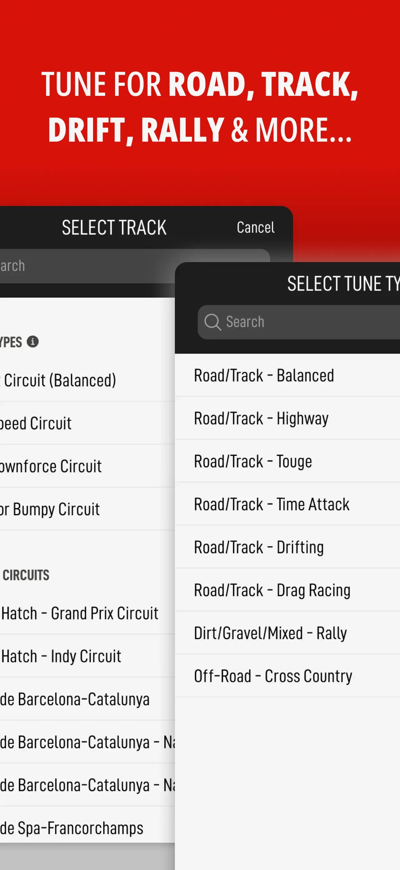ForzaTune Pro app store screenshot 3 — Utilities (iOS)