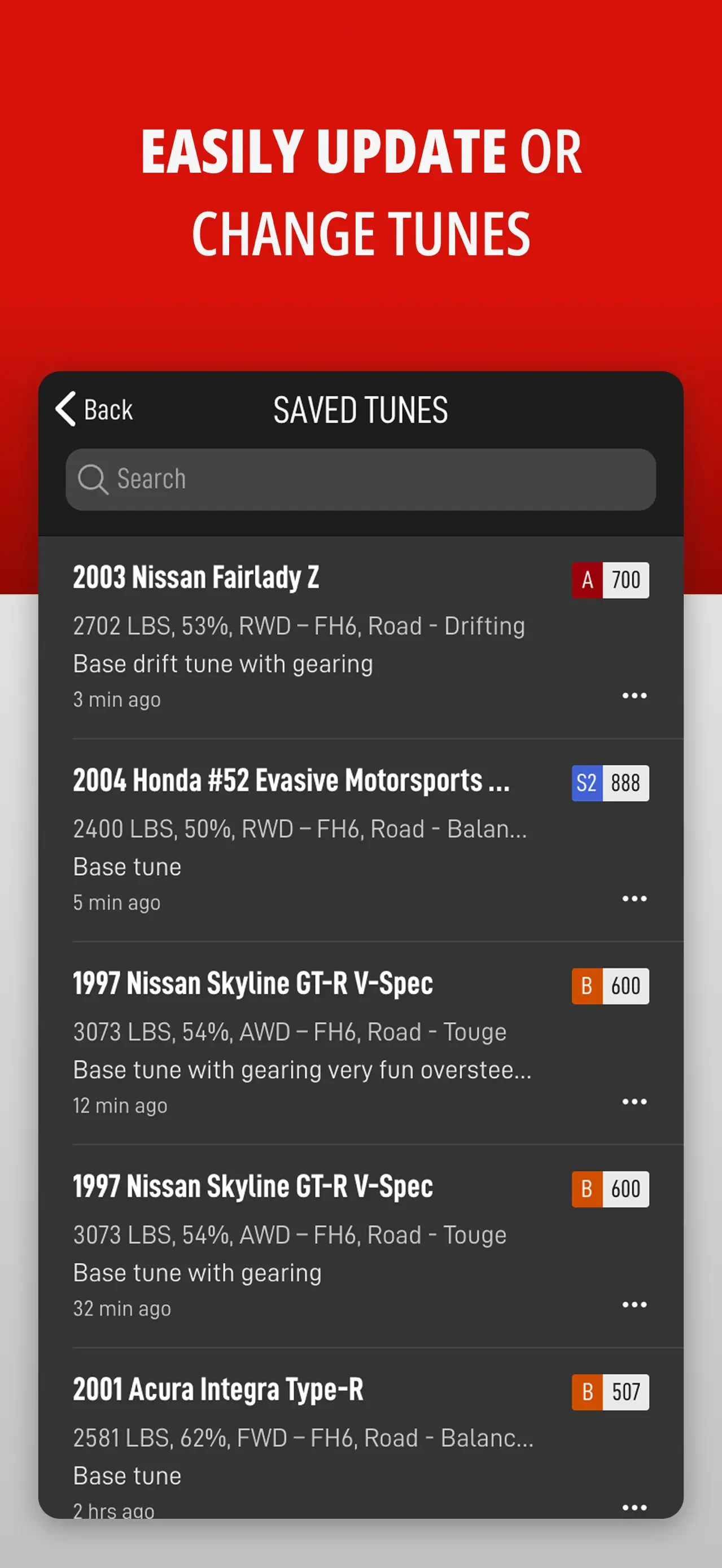 ForzaTune Pro app store screenshot 6 — Utilities (iOS)