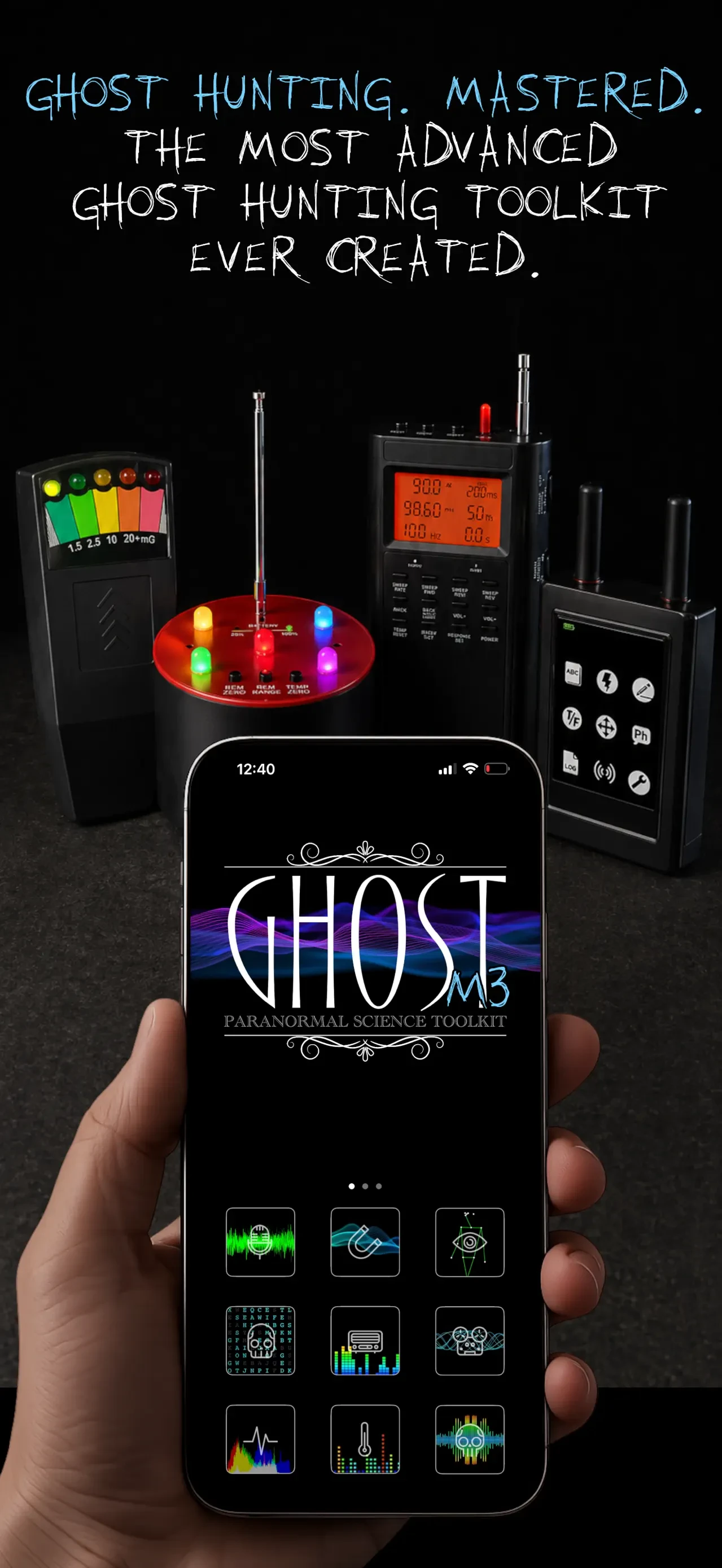 Ghost Science M3 app store screenshot 1 — Entertainment (iOS)