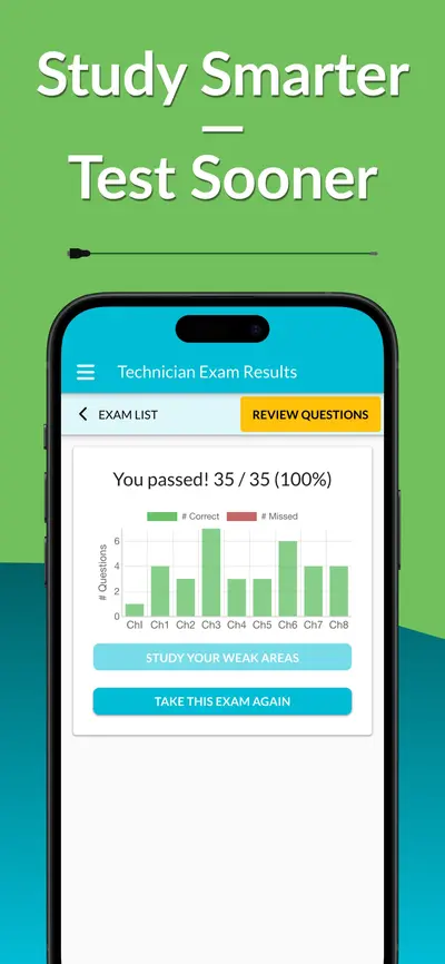 HamStudy.org app store screenshot 1 — Education (iOS)