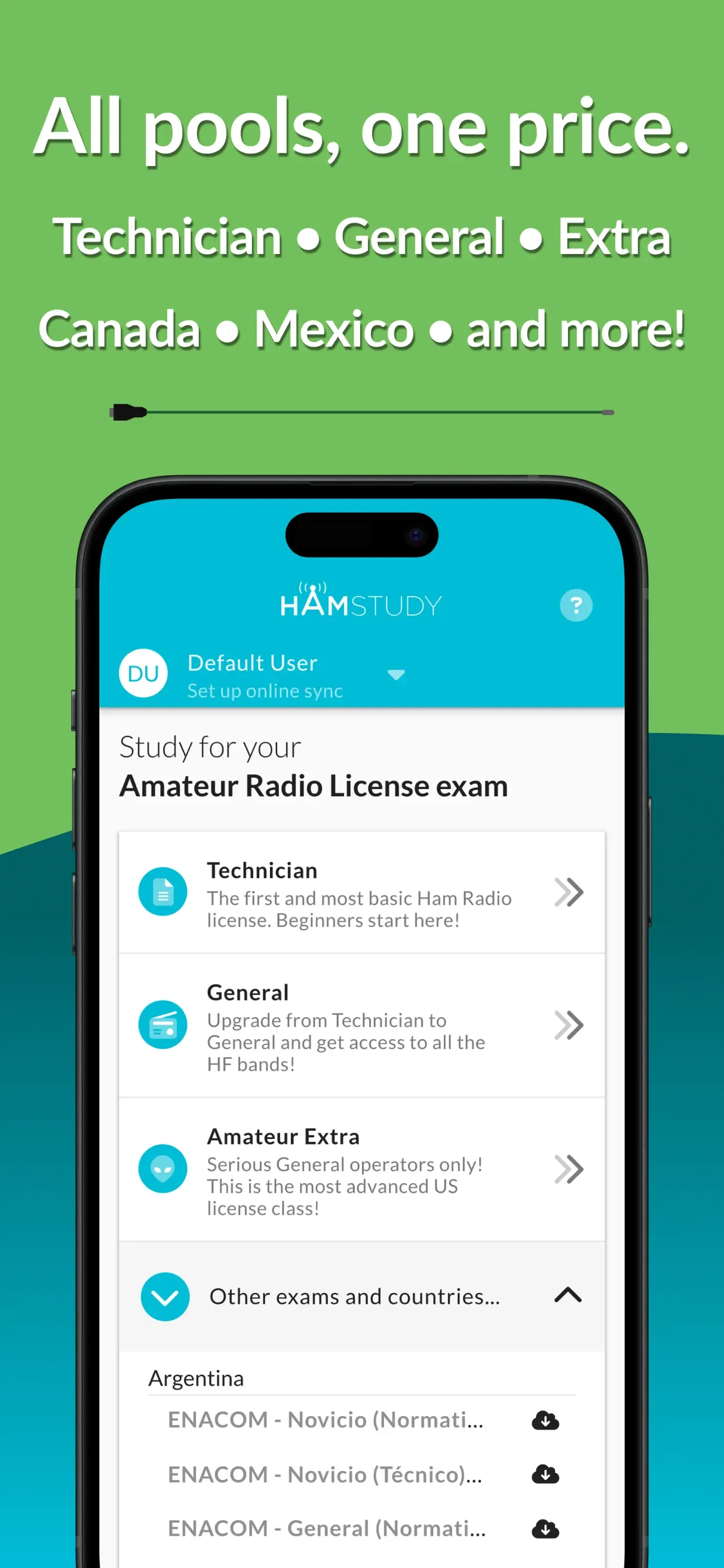 HamStudy.org app store screenshot 4 — Education (iOS)