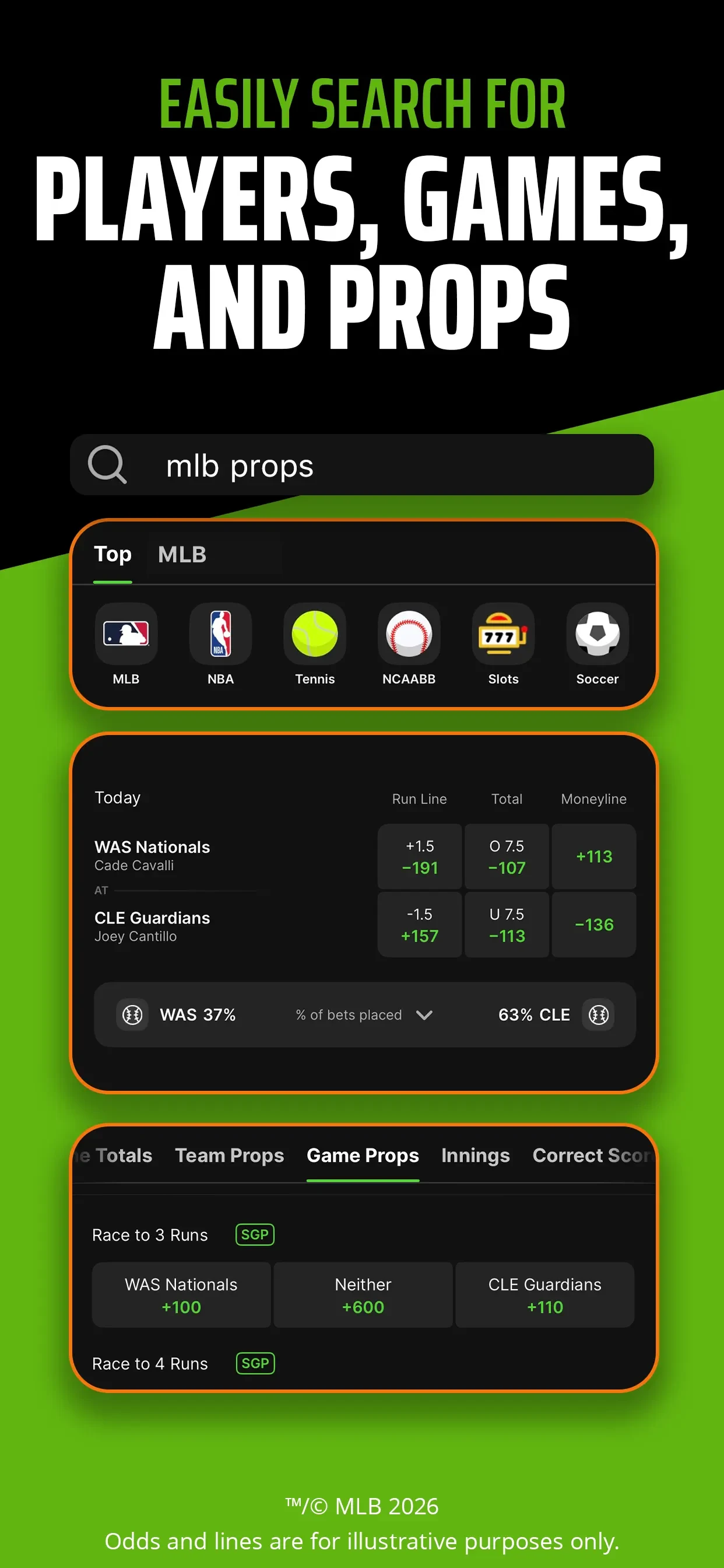 DraftKings: Sports & Casino app store screenshot 3 — Unknown (iOS)