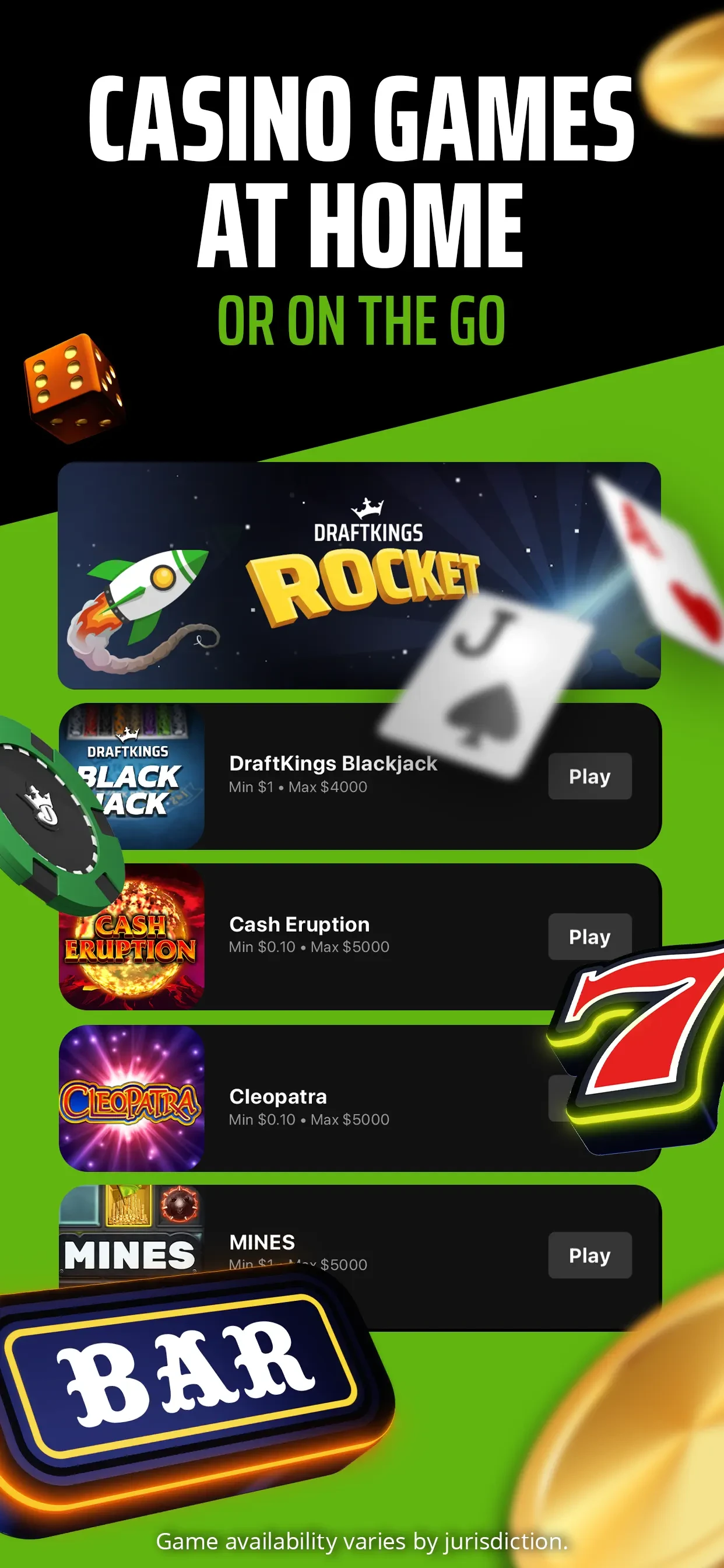 DraftKings: Sports & Casino app store screenshot 6 — Unknown (iOS)