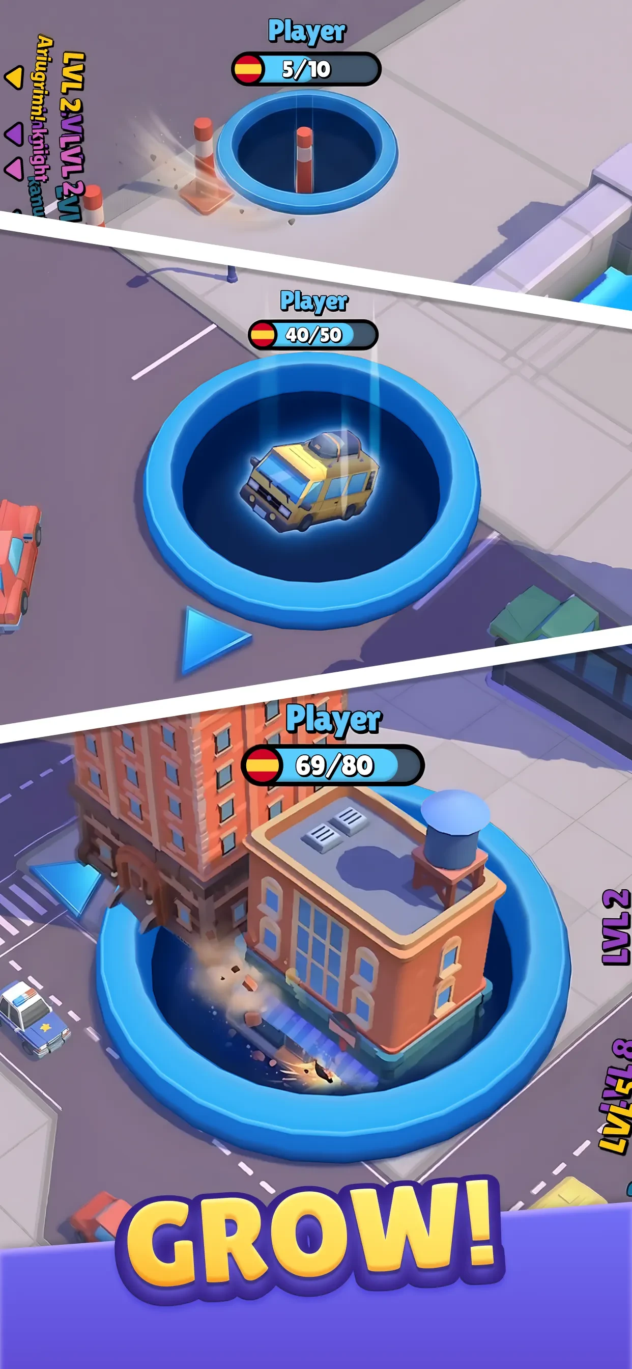 Hole.io app store screenshot 2 — Games (iOS)