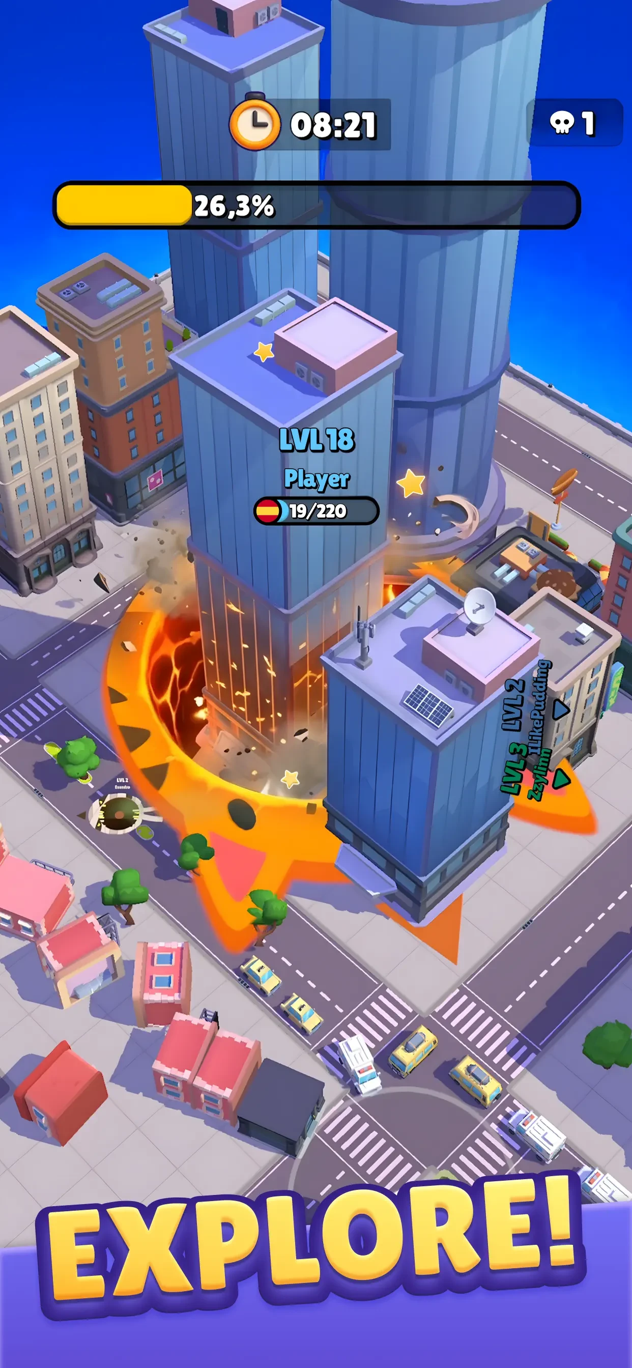 Hole.io app store screenshot 4 — Games (iOS)