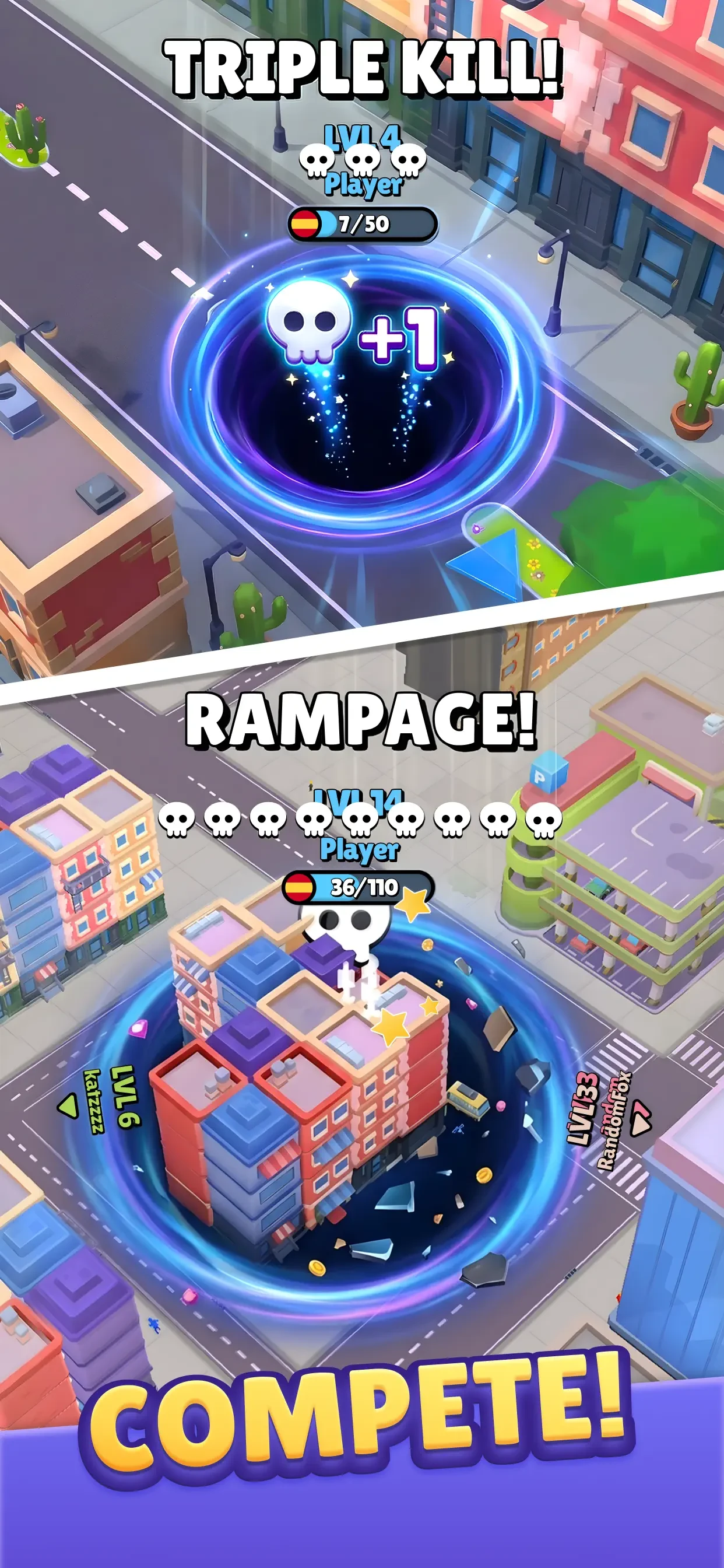 Hole.io app store screenshot 7 — Games (iOS)