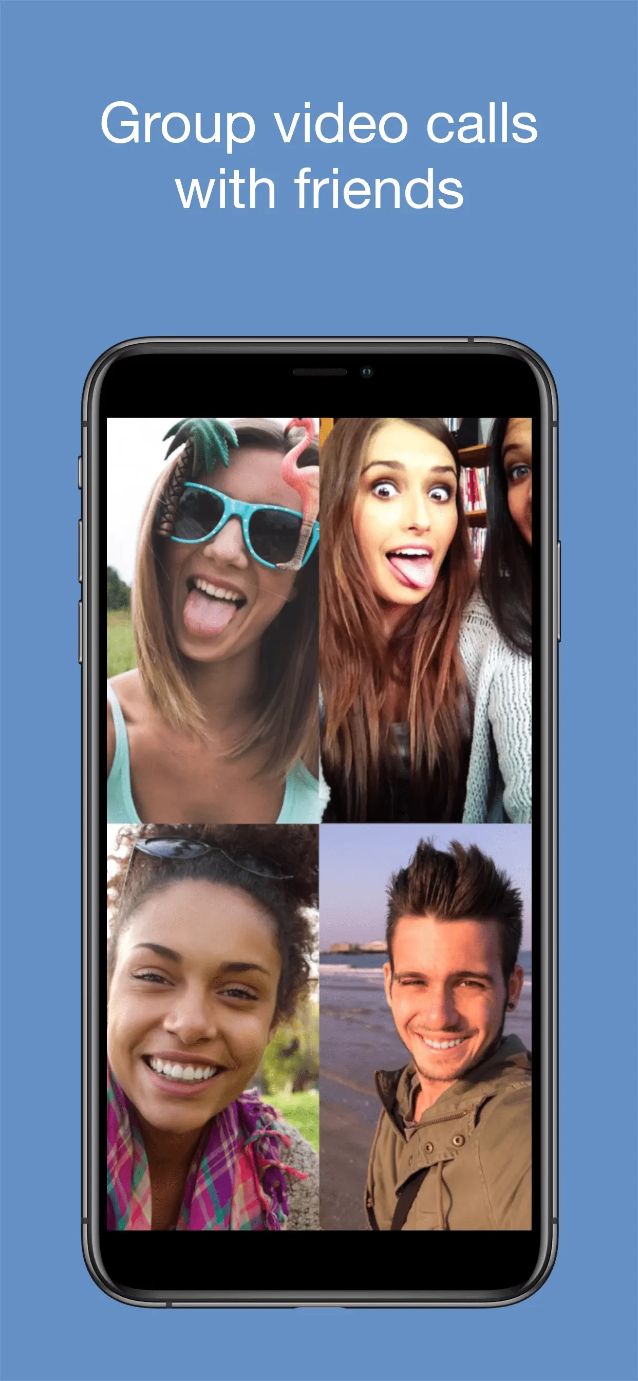 imo video calls and chat HD app store screenshot 2 — Social Networking (iOS)