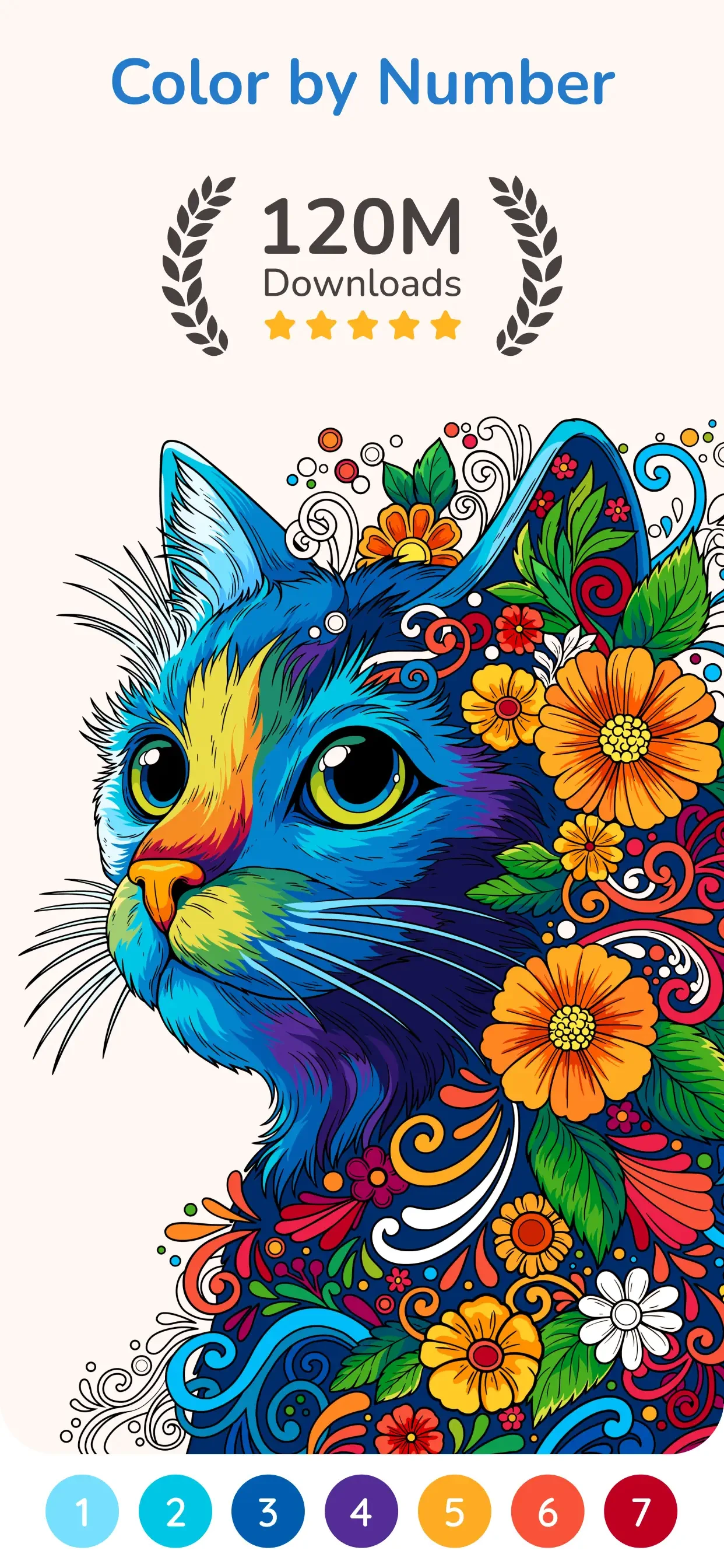 Happy Color® – Coloring Games app store screenshot 1 — Games (iOS)