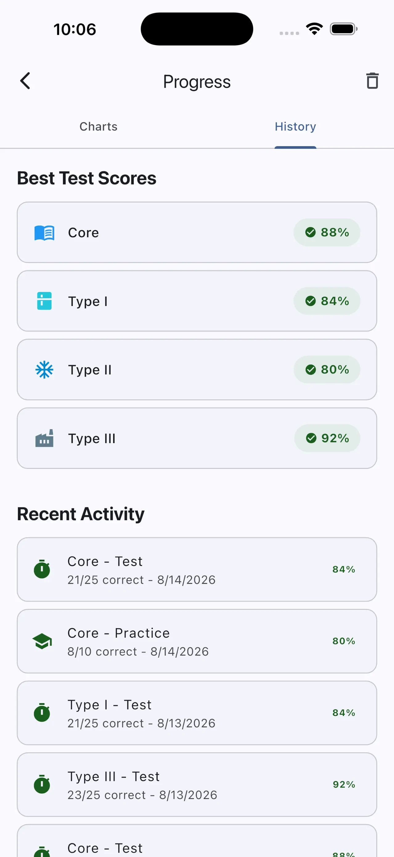 608 Practice app store screenshot 10 — Education (iOS)