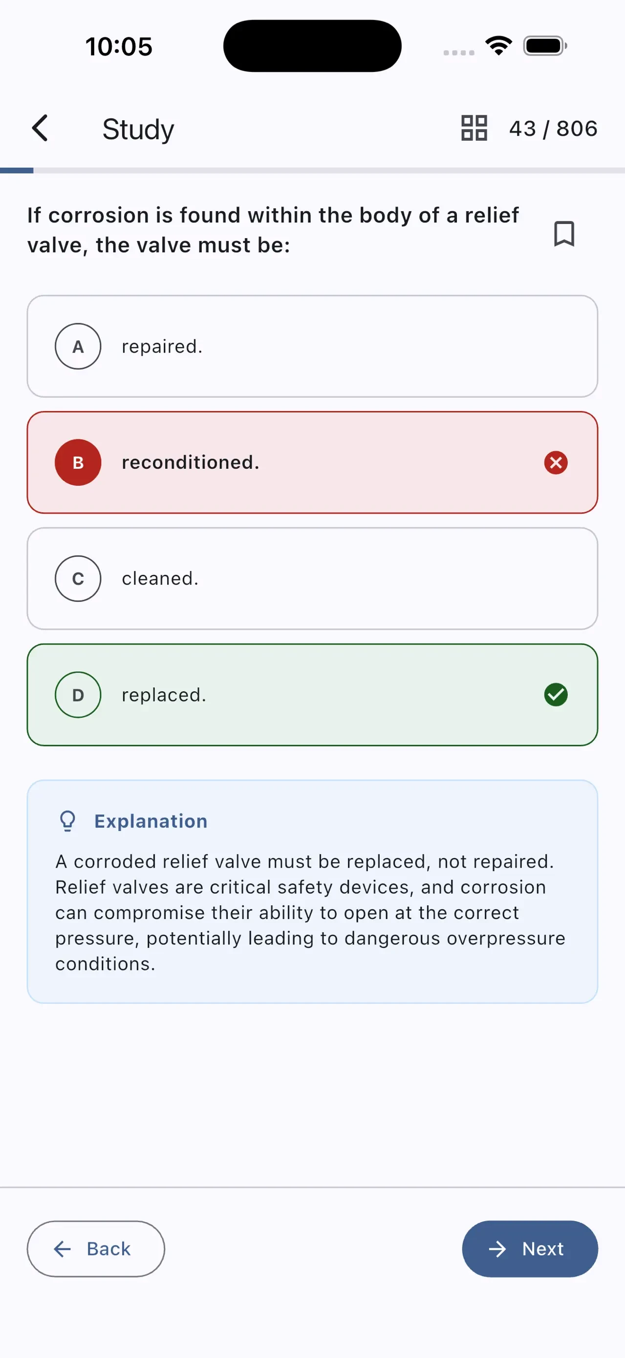 608 Practice app store screenshot 4 — Education (iOS)