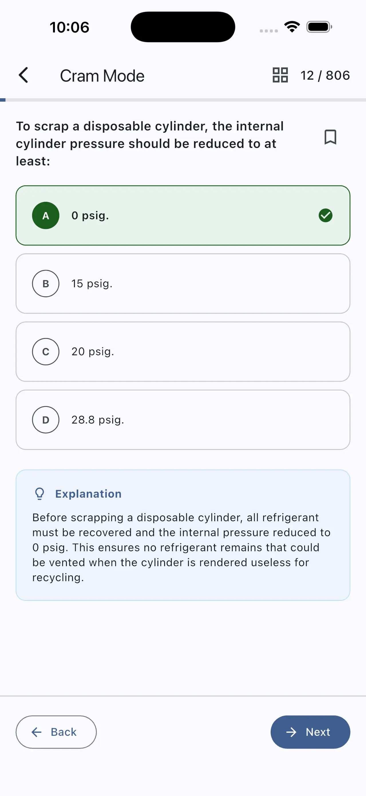 608 Practice app store screenshot 5 — Education (iOS)