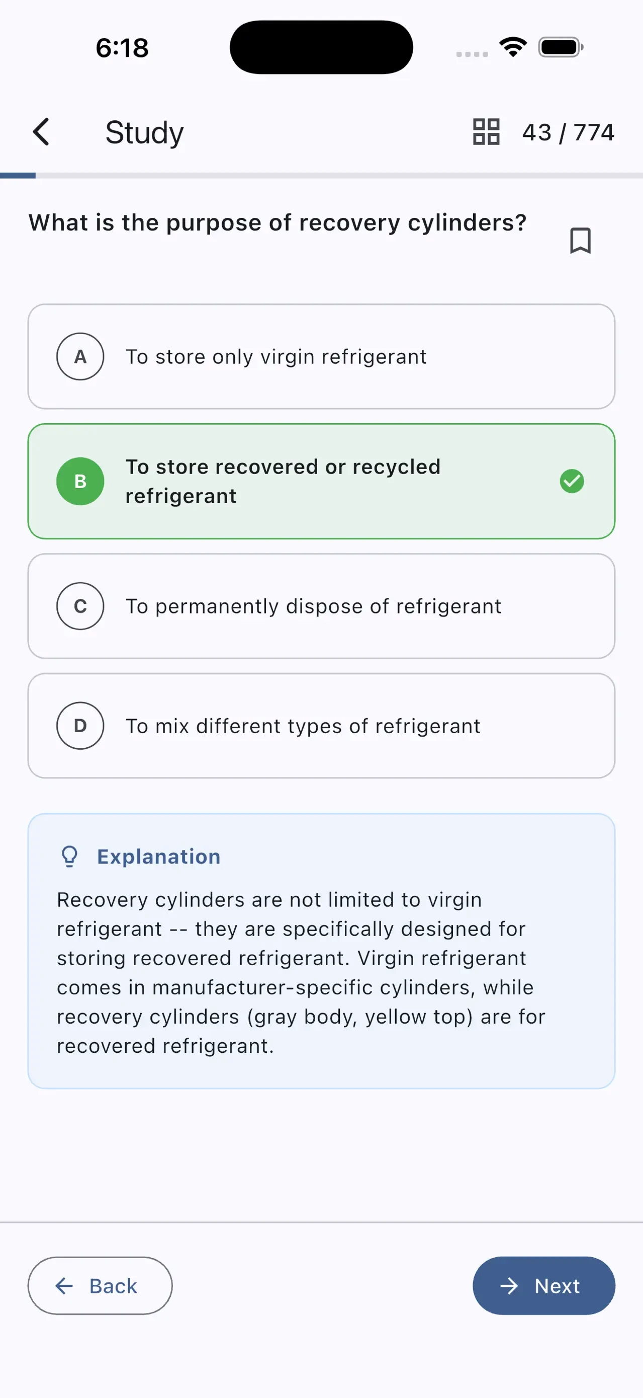 608 Practice app store screenshot 4 — Education (iOS)