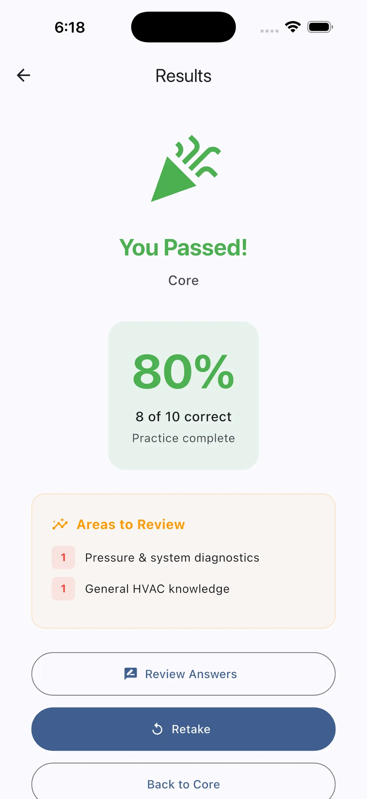 608 Practice app store screenshot 5 — Education (iOS)
