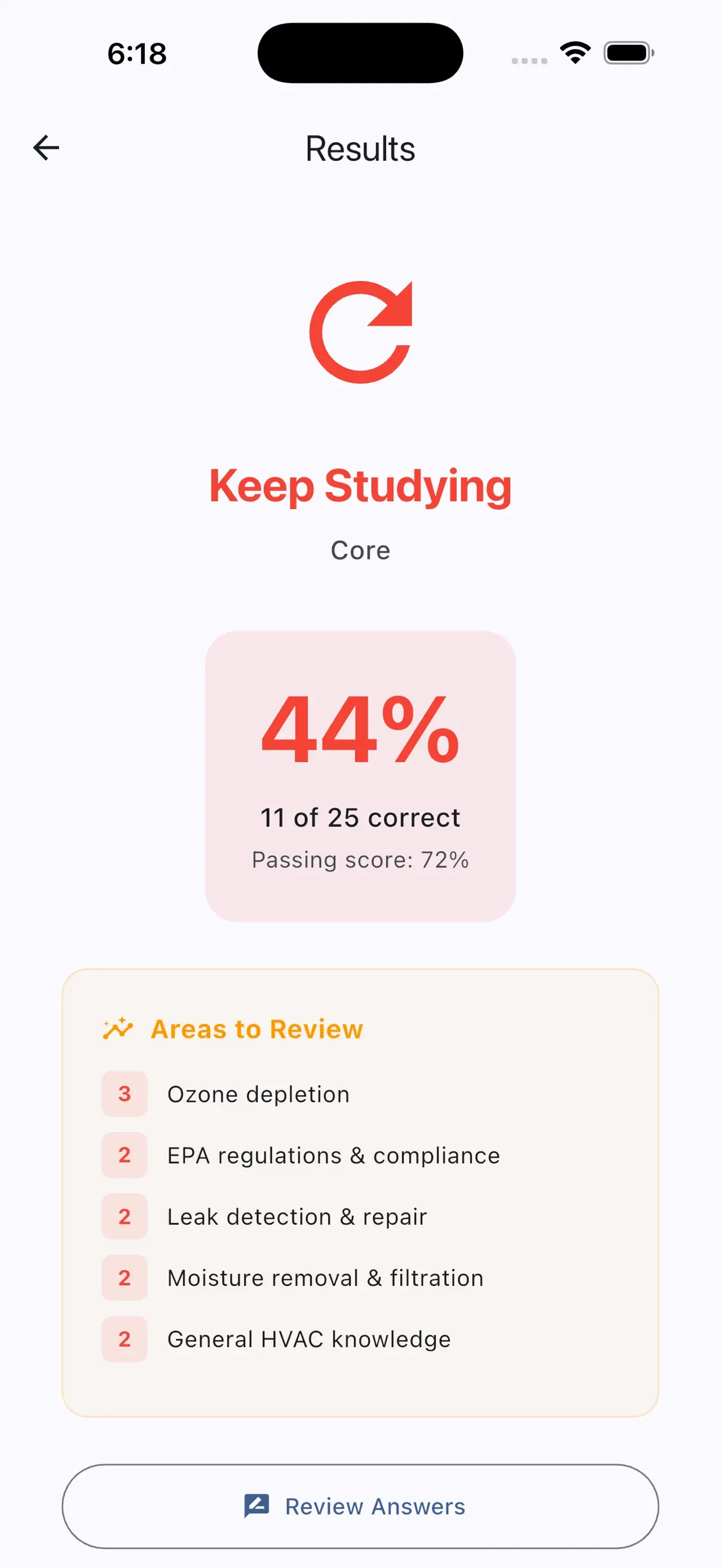 608 Practice app store screenshot 7 — Education (iOS)