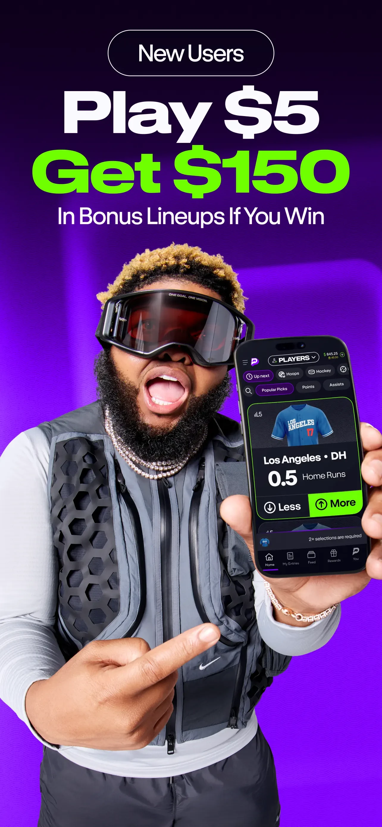 PrizePicks - Sports Picks app store screenshot 1 — Unknown (iOS)