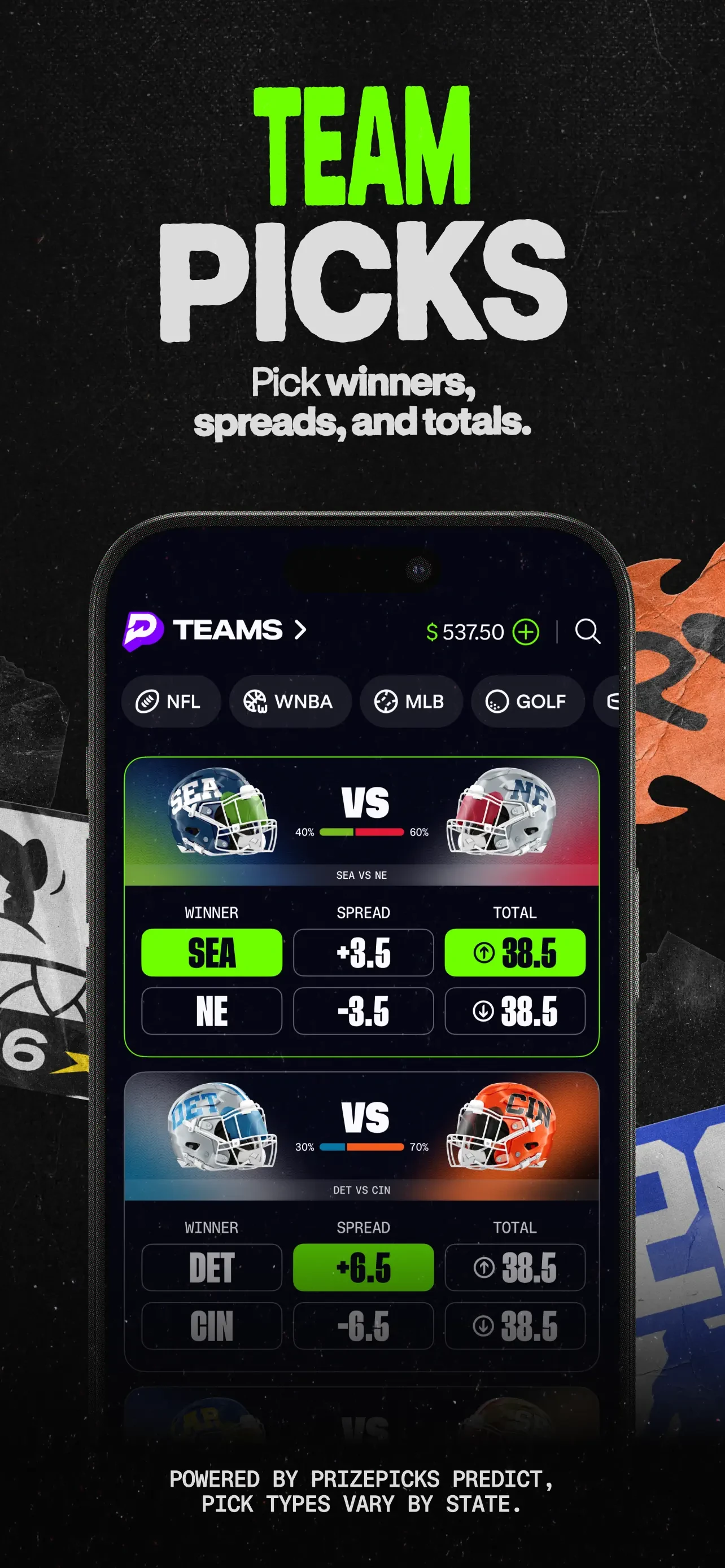 PrizePicks - Sports Picks app store screenshot 7 — Unknown (iOS)