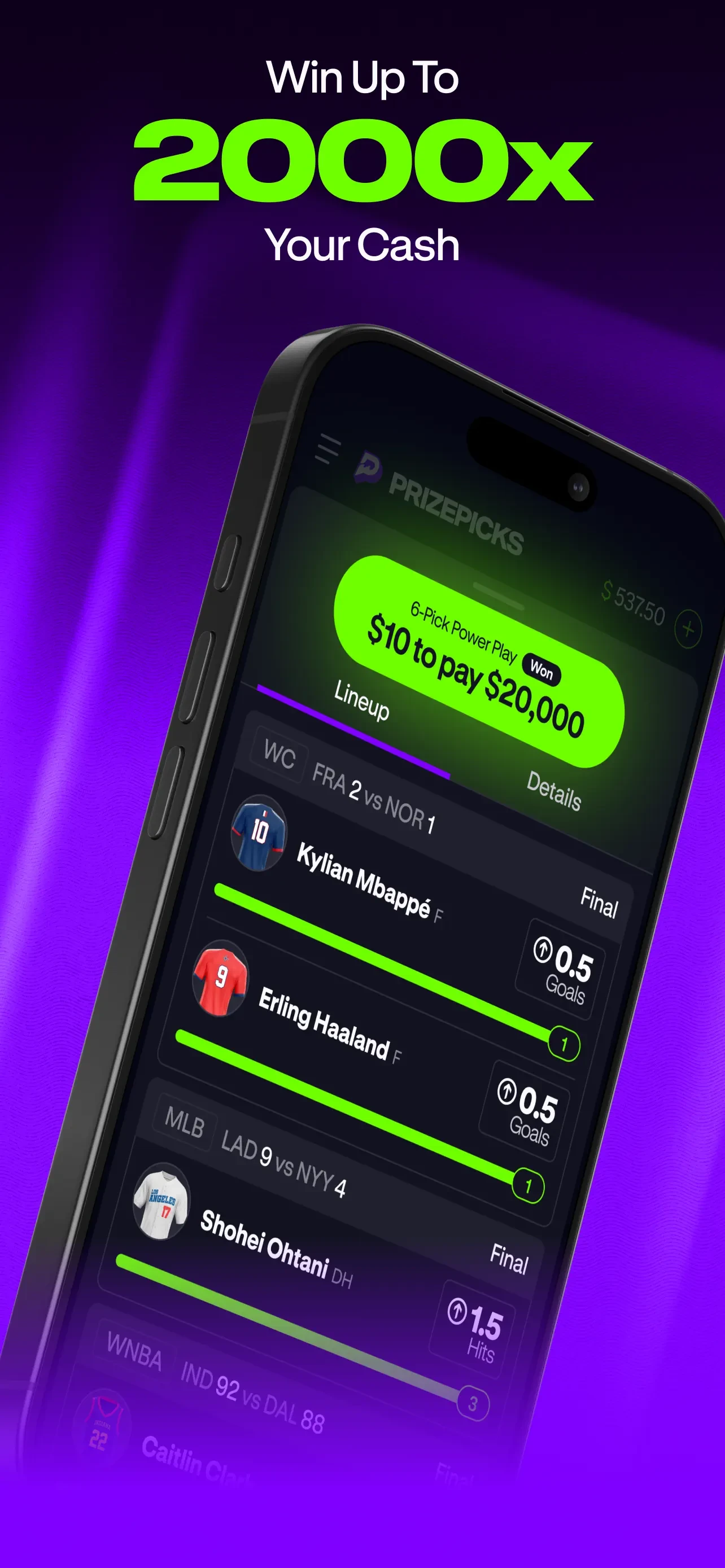 PrizePicks - Sports Picks app store screenshot 3 — Unknown (iOS)