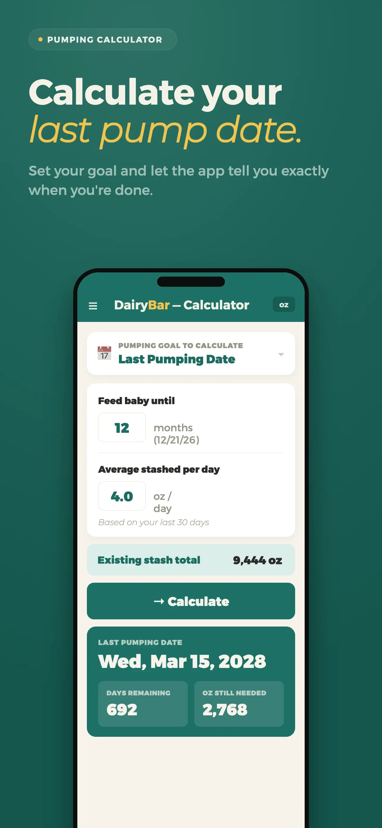 DairyBar app store screenshot 5 — Medical (iOS)
