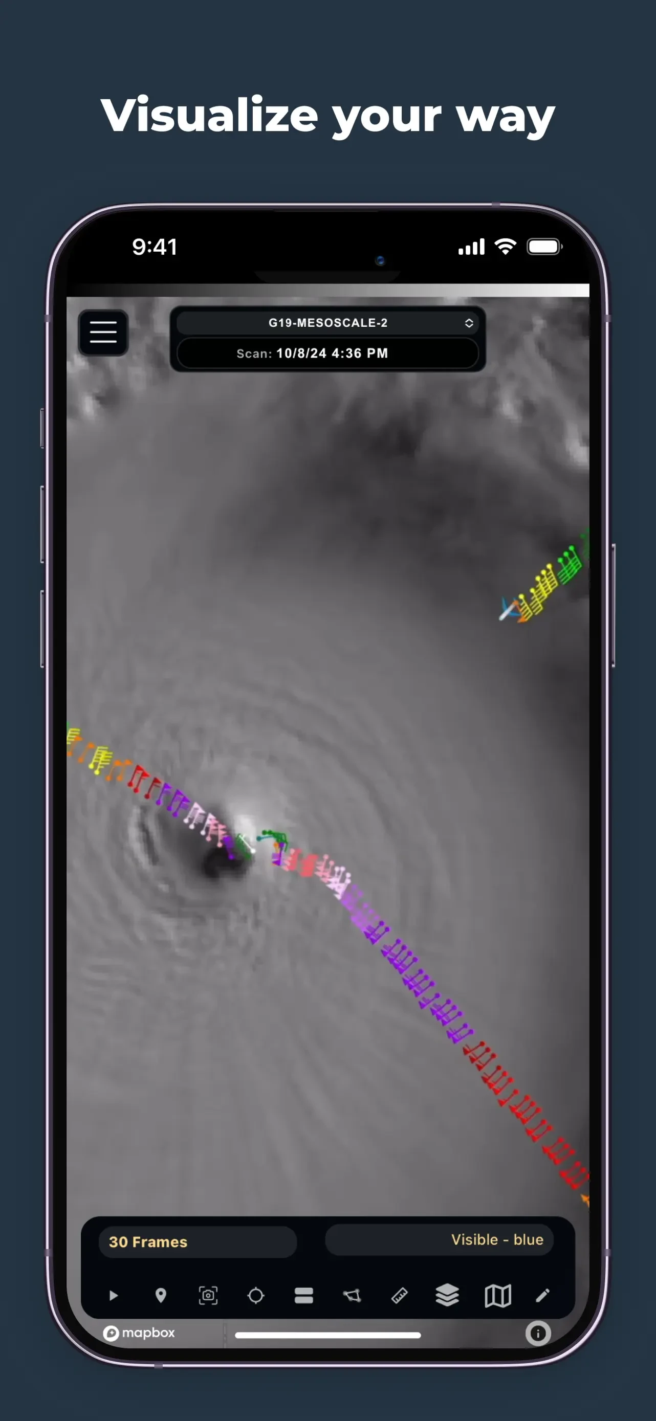 RadarOmega: Doppler Radar App app store screenshot 6 — Weather (iOS)