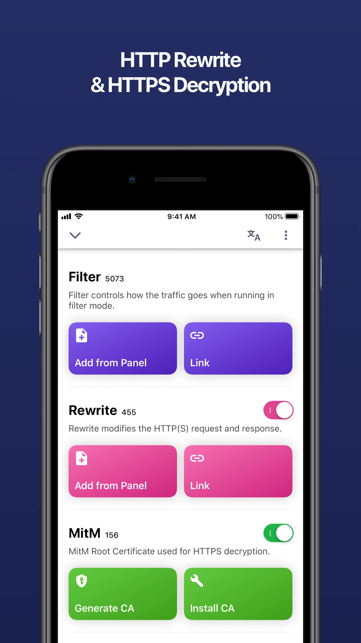Quantumult X app store screenshot 1 — Utilities (iOS)