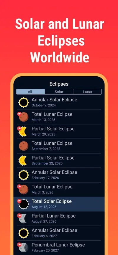 Solar Eclipse Guide: August 12 app store screenshot 1 — Reference (iOS)